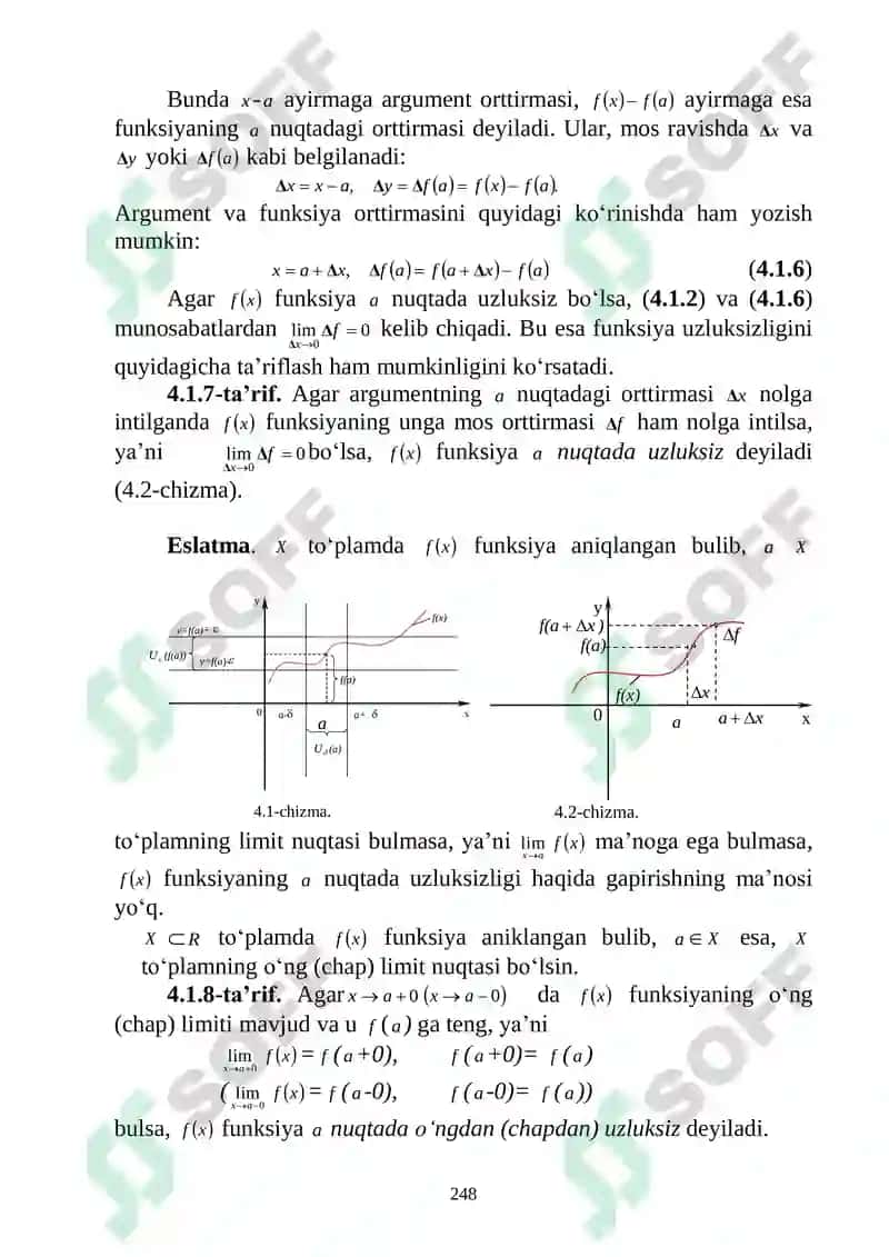 Uzluksiz funksiya 2