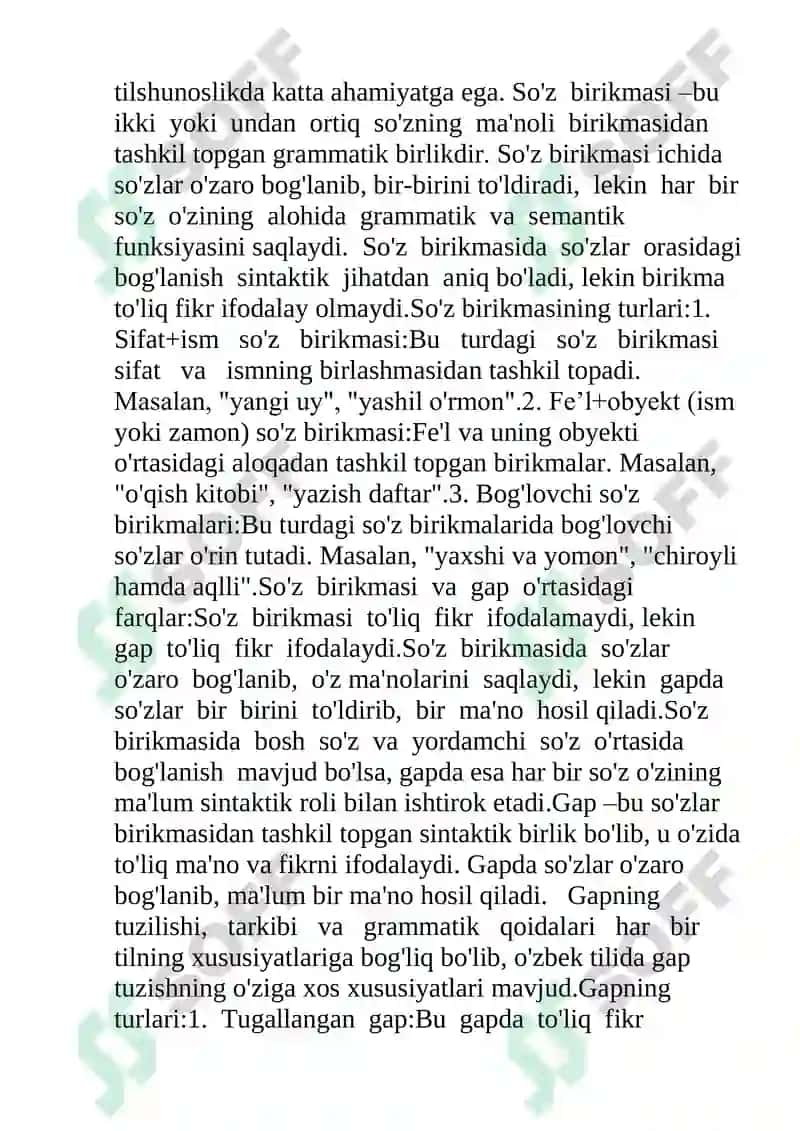 O'zbek tilida so'z-gaplar 2