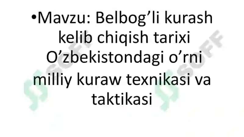 Belbog’li kurash 2