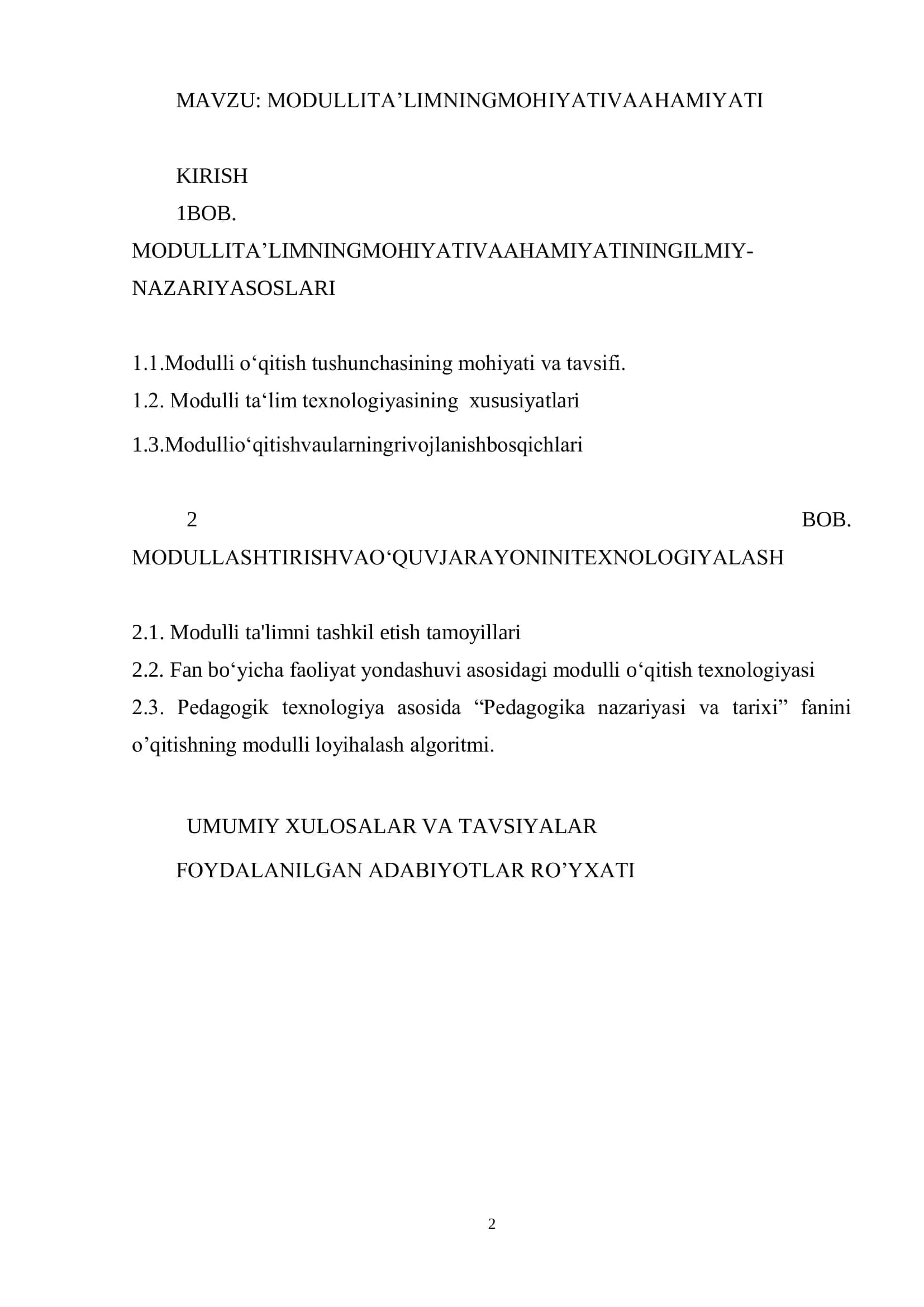 MODULLITA’LIMNINGMOHIYATIVAAHAMIYATI 2