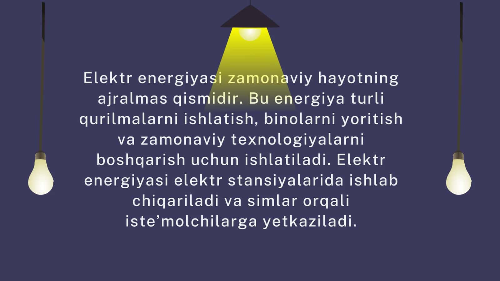 Energiya va uning turlari 2