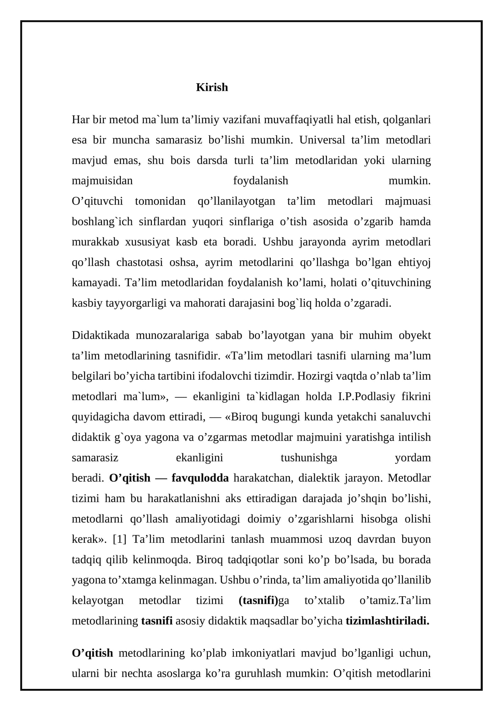O’qitishning innovatsion usullari 2