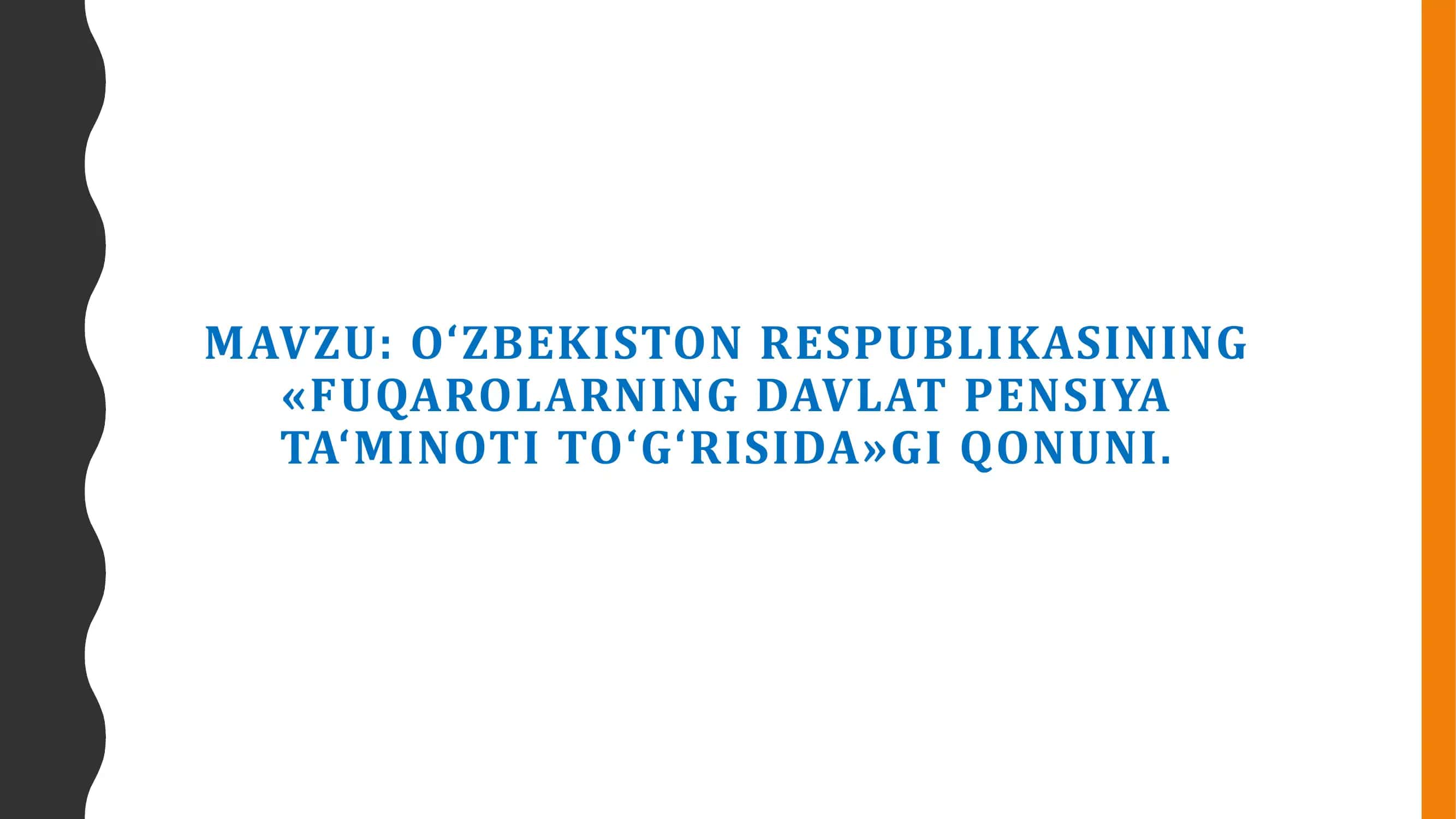 FUQAROLARNING DAVLAT PENSIYA TA‘MINOTI TO‘G‘RISIDA 2