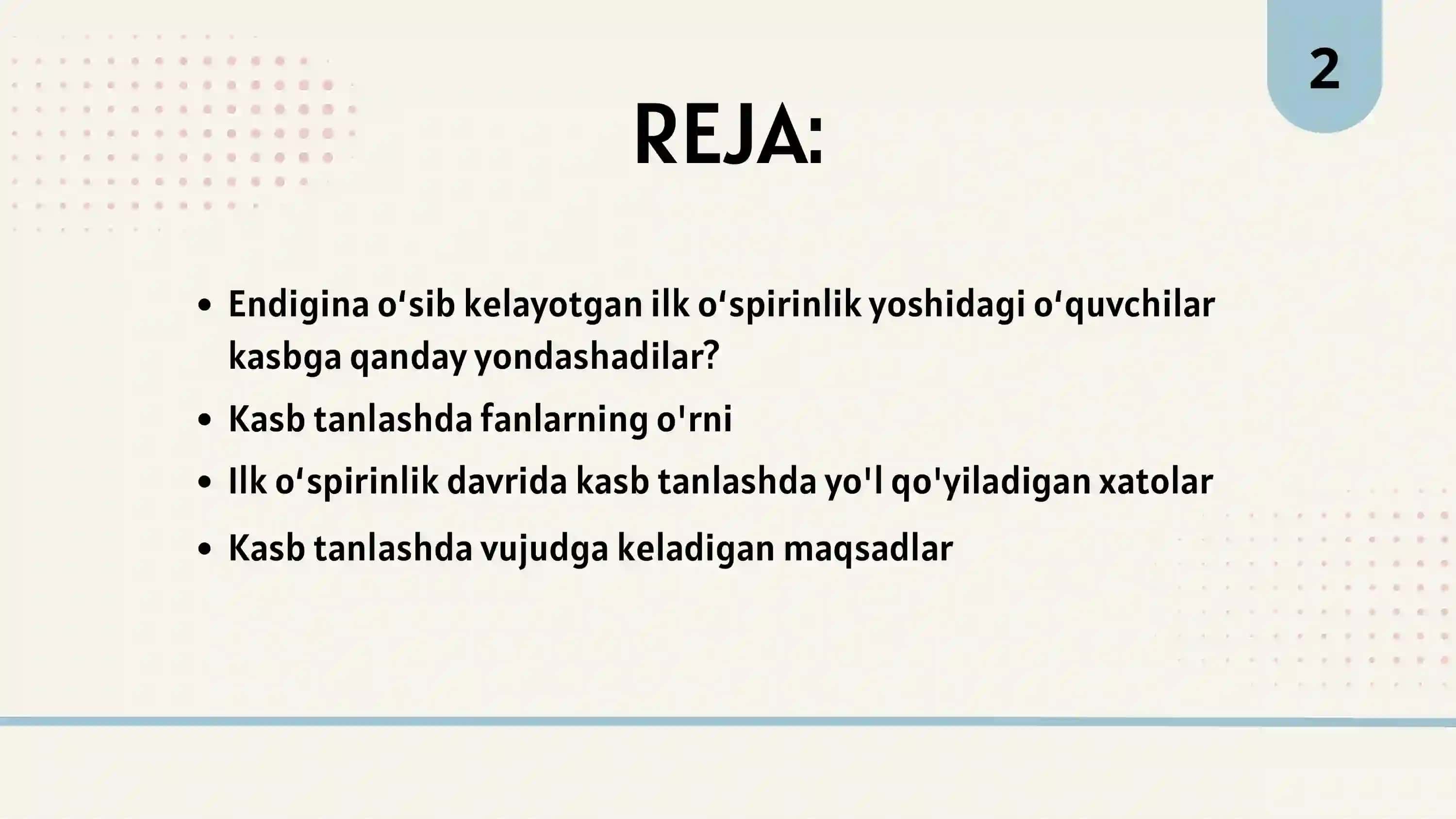 Ilk o‘spirinlik davrida o‘quv kasbiy faoliyatning yetakchi faoliyatga aylanishi va kasb tanlash muam 2