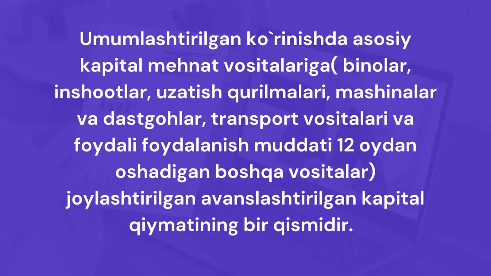 Asosiy va aylanma kapital 2