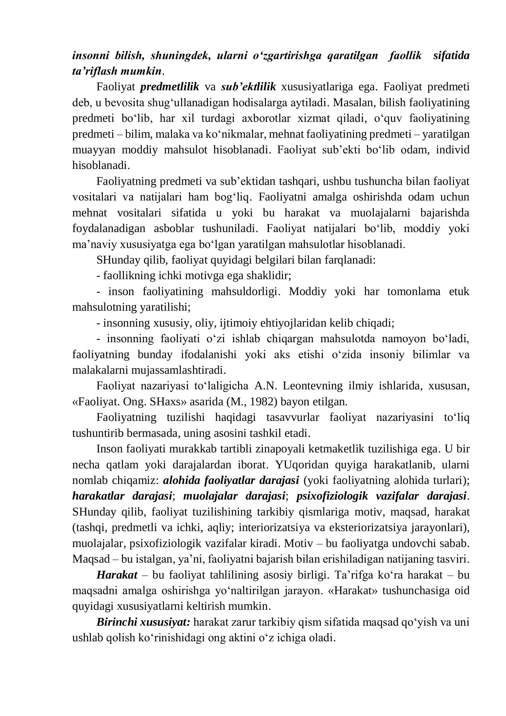 FAOLIYATNING PSIXOLOGIK TAXLILI 2
