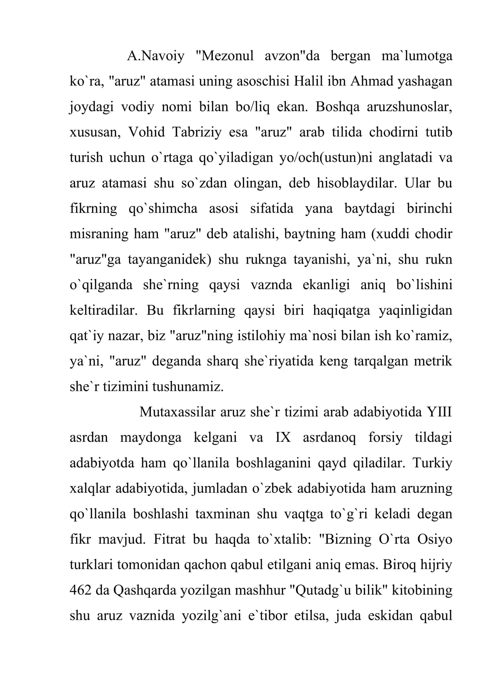 Aruz haqida ma`lumot 2