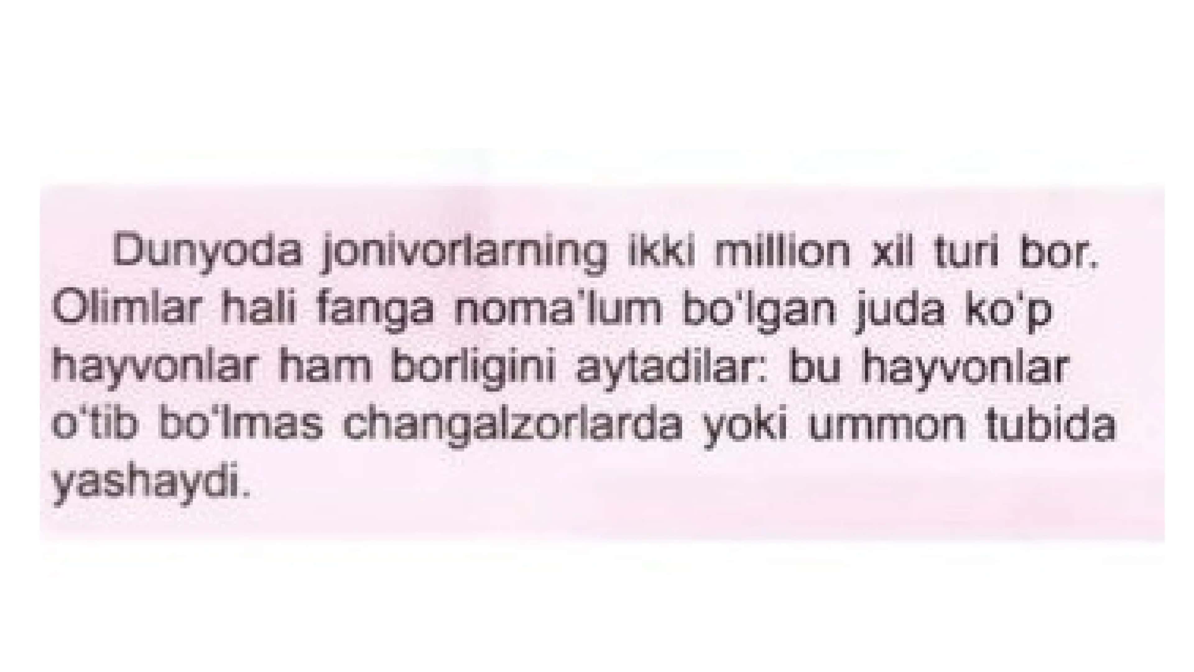 yovvoyi hayvonlar haqida 2