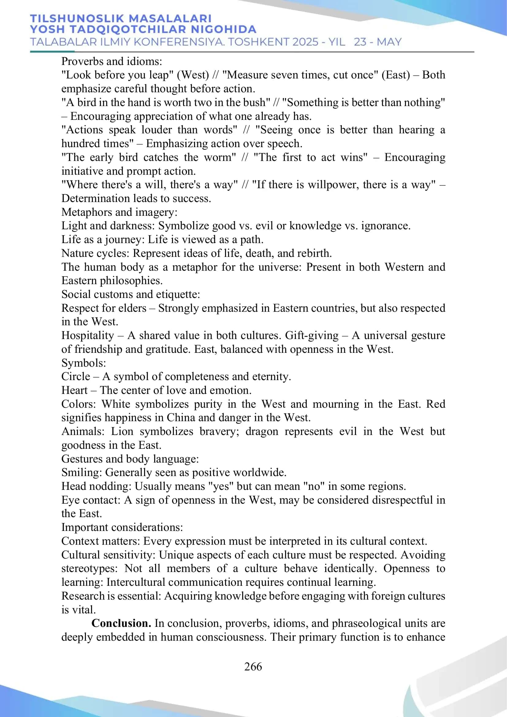 Pursuit of Social Harmony in Eastern and Western Countries 2