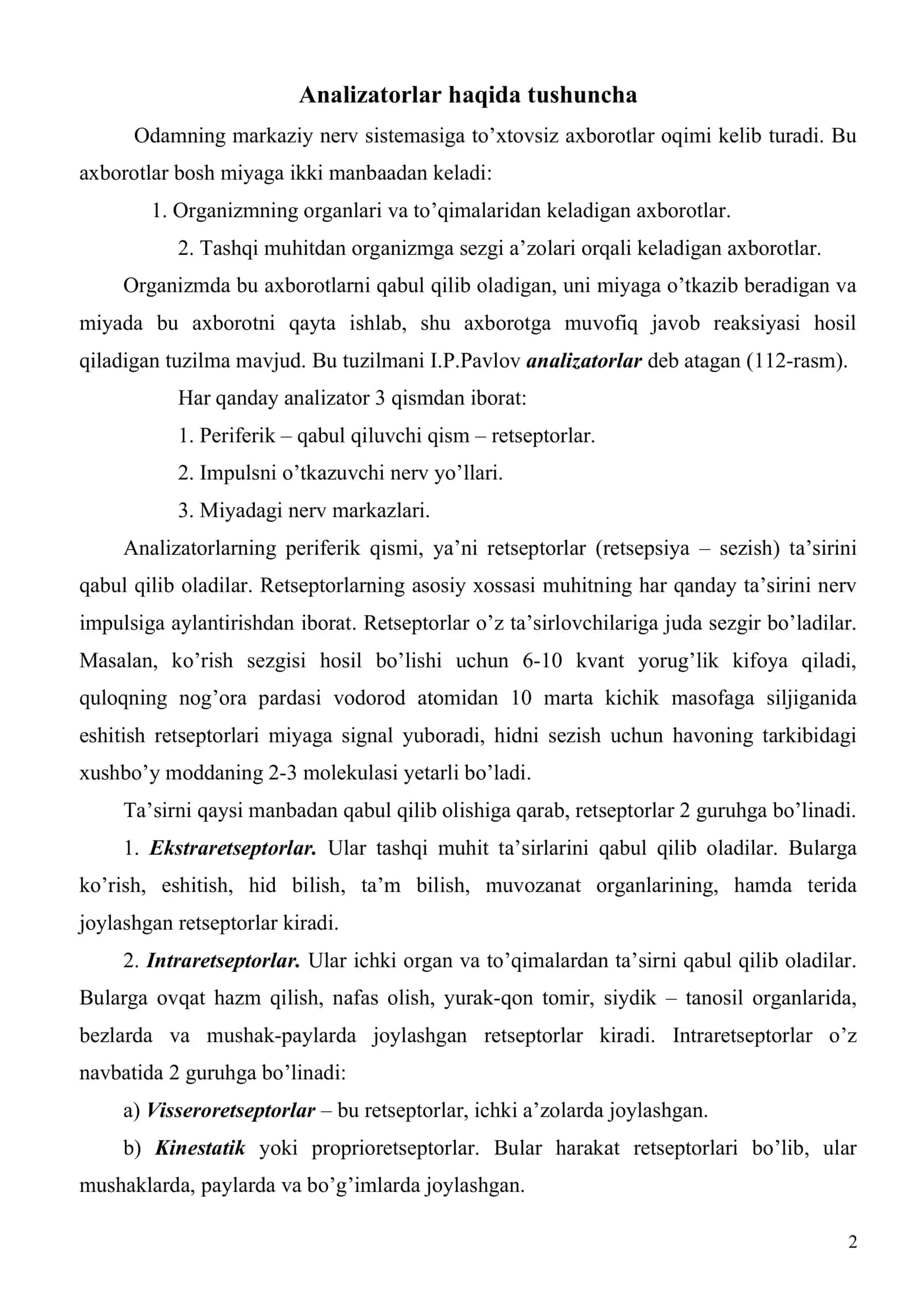 Sezgi organlari 2