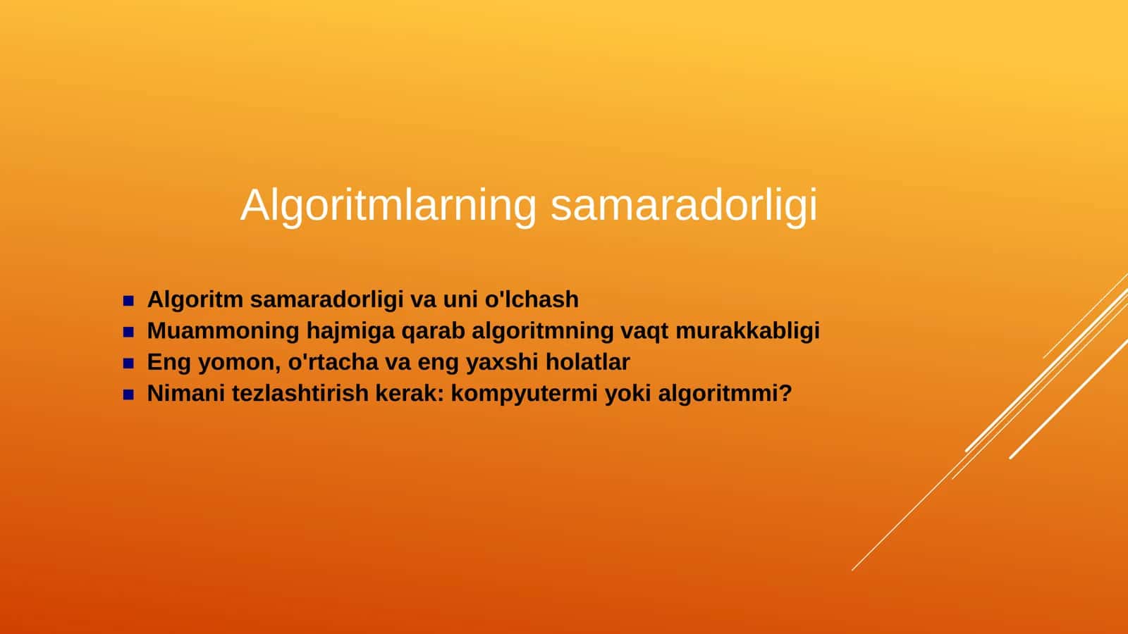 Algoritm Tahlili 2