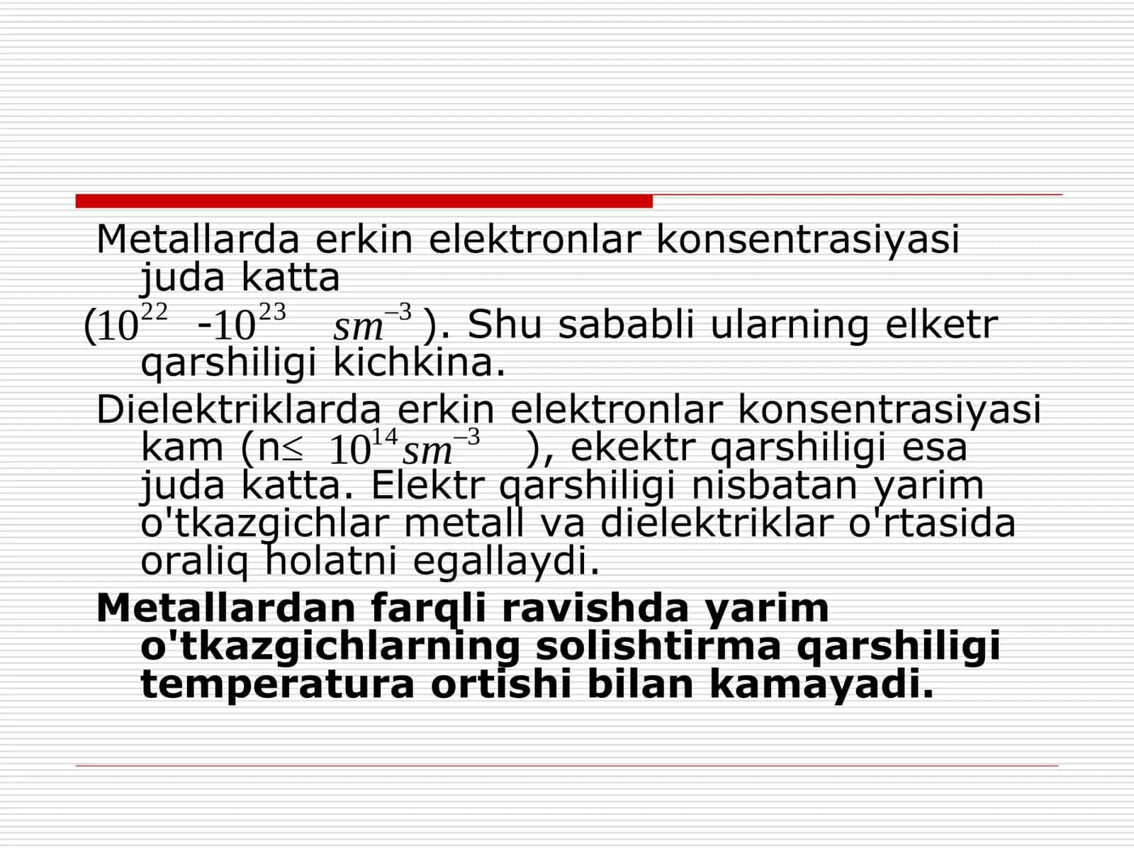 Yarim o'tkazgichlar 2