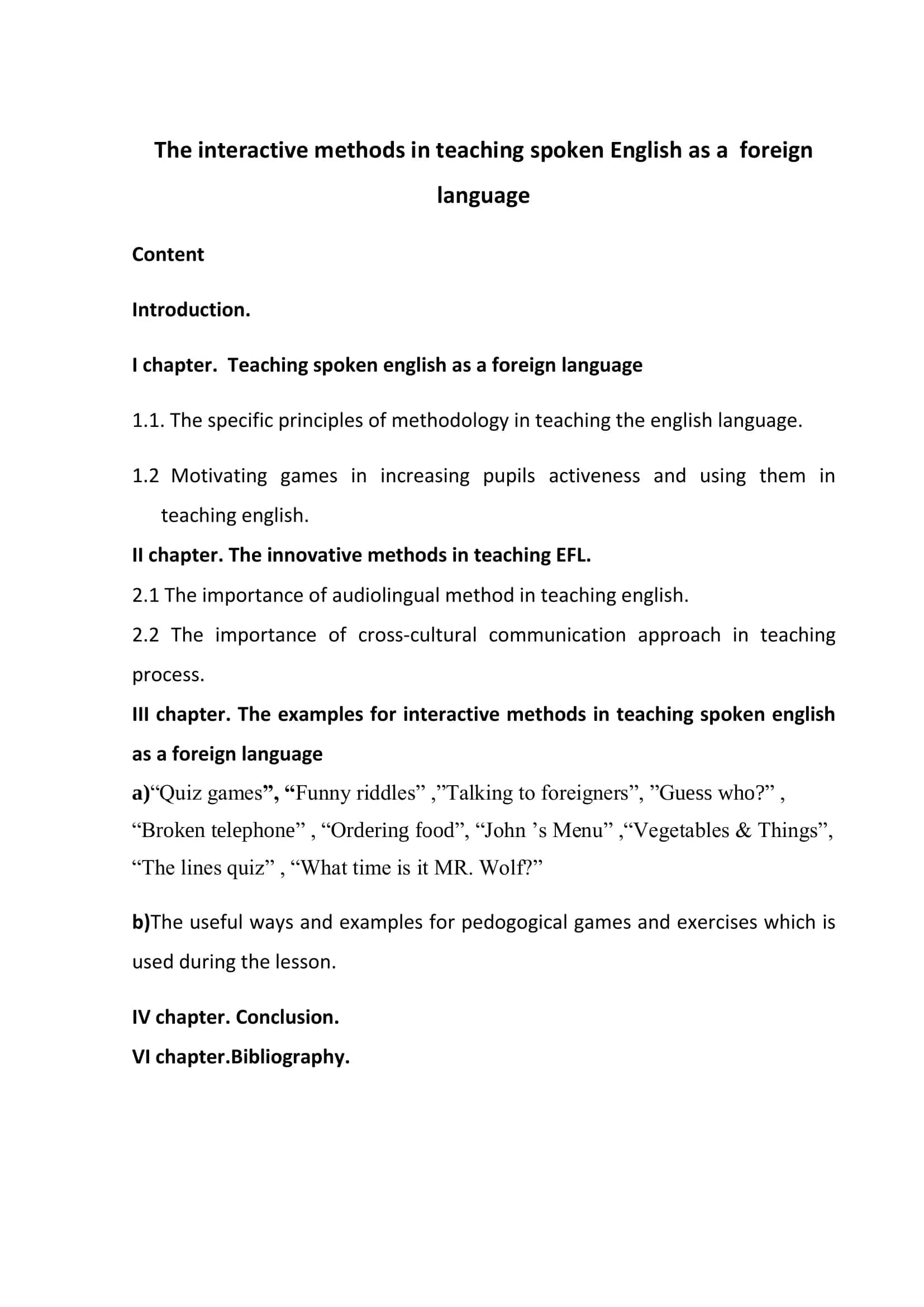The interactive methods in teaching spoken English as a foreign language 2
