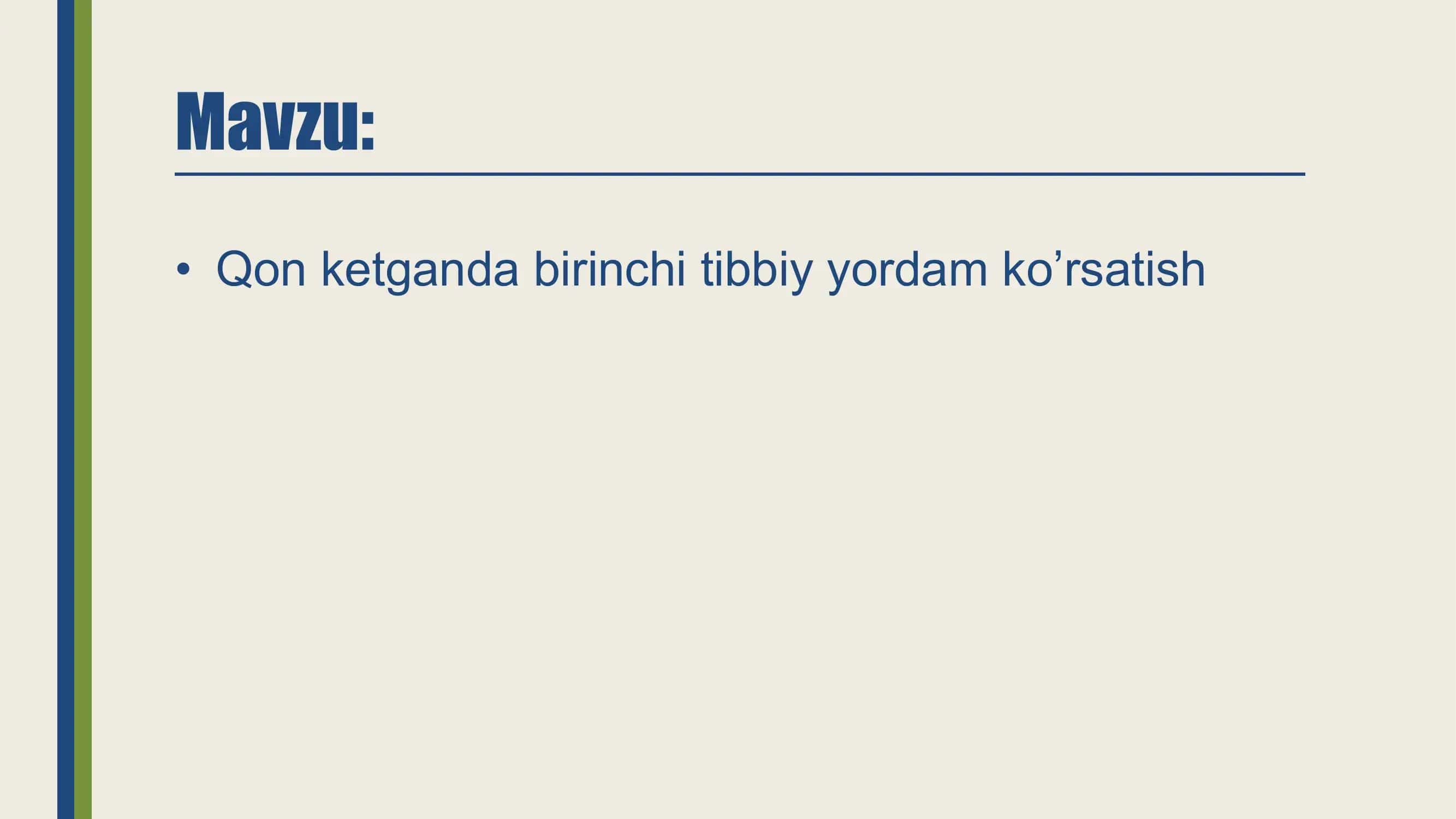 Xavfsizlik qoidalari va tibbiy yordam chaqirish 2