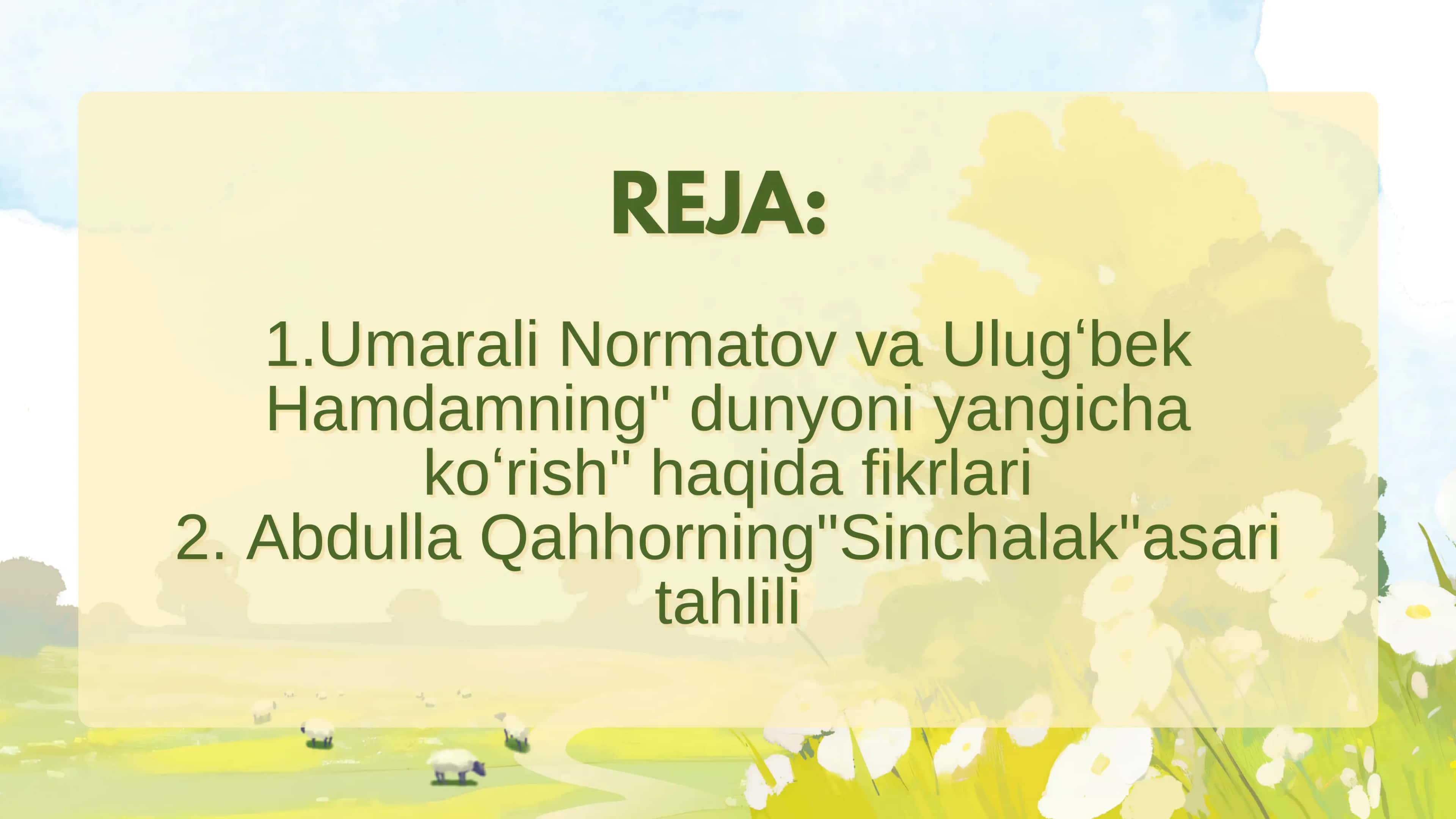 Adabiyotda realistik tasvir 2