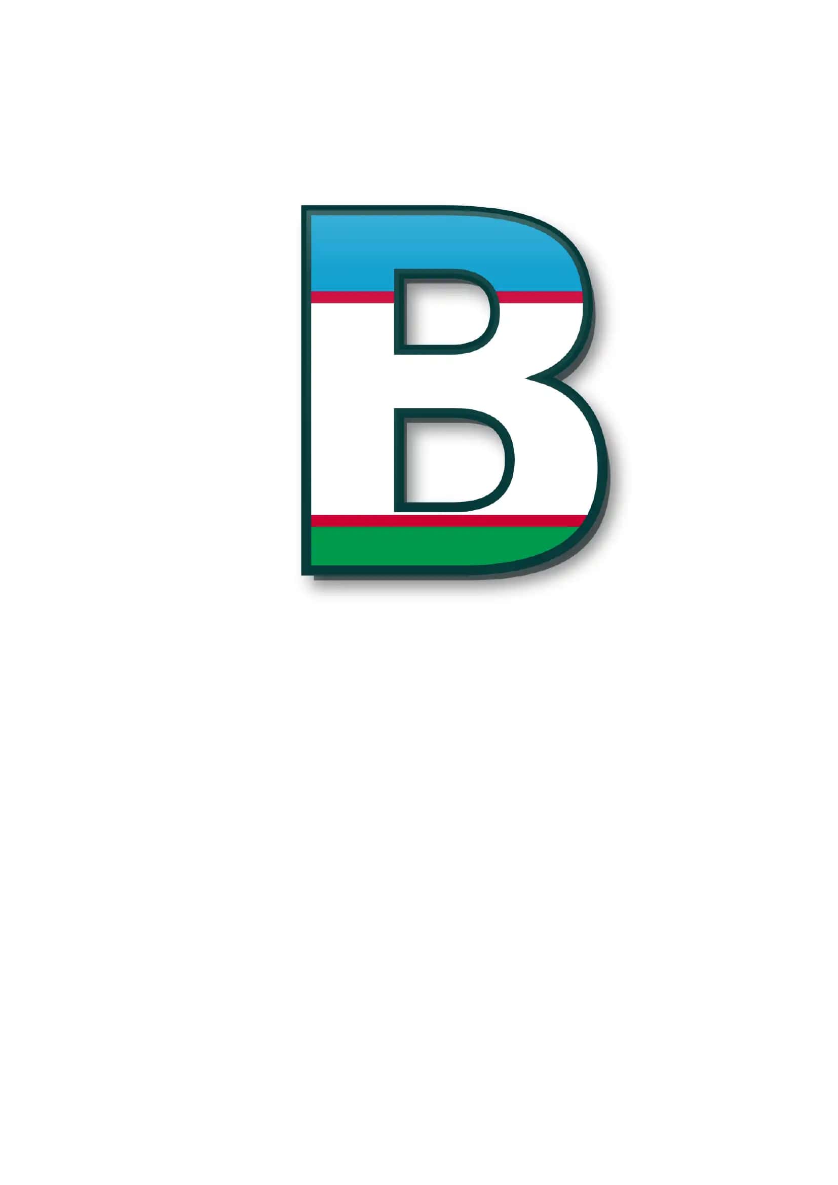 O‘zbekiston bayrog‘i uslubidagi Lotin alifbosi harflari (PPT/SVG) 2