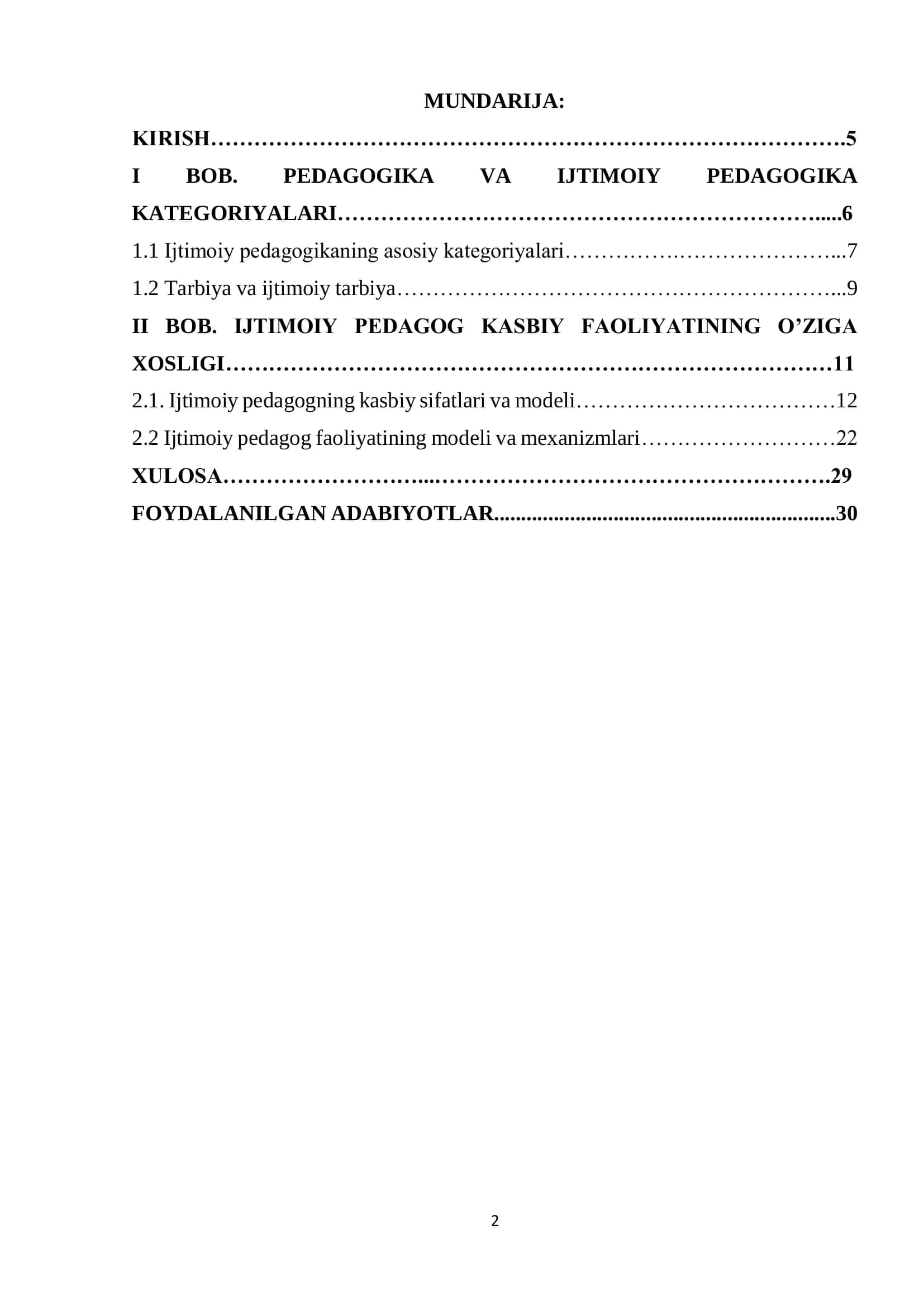 IJTIMOIY PEDAGOGIKANING KATEGORIYALARI VA MEXANIZMLARI 2