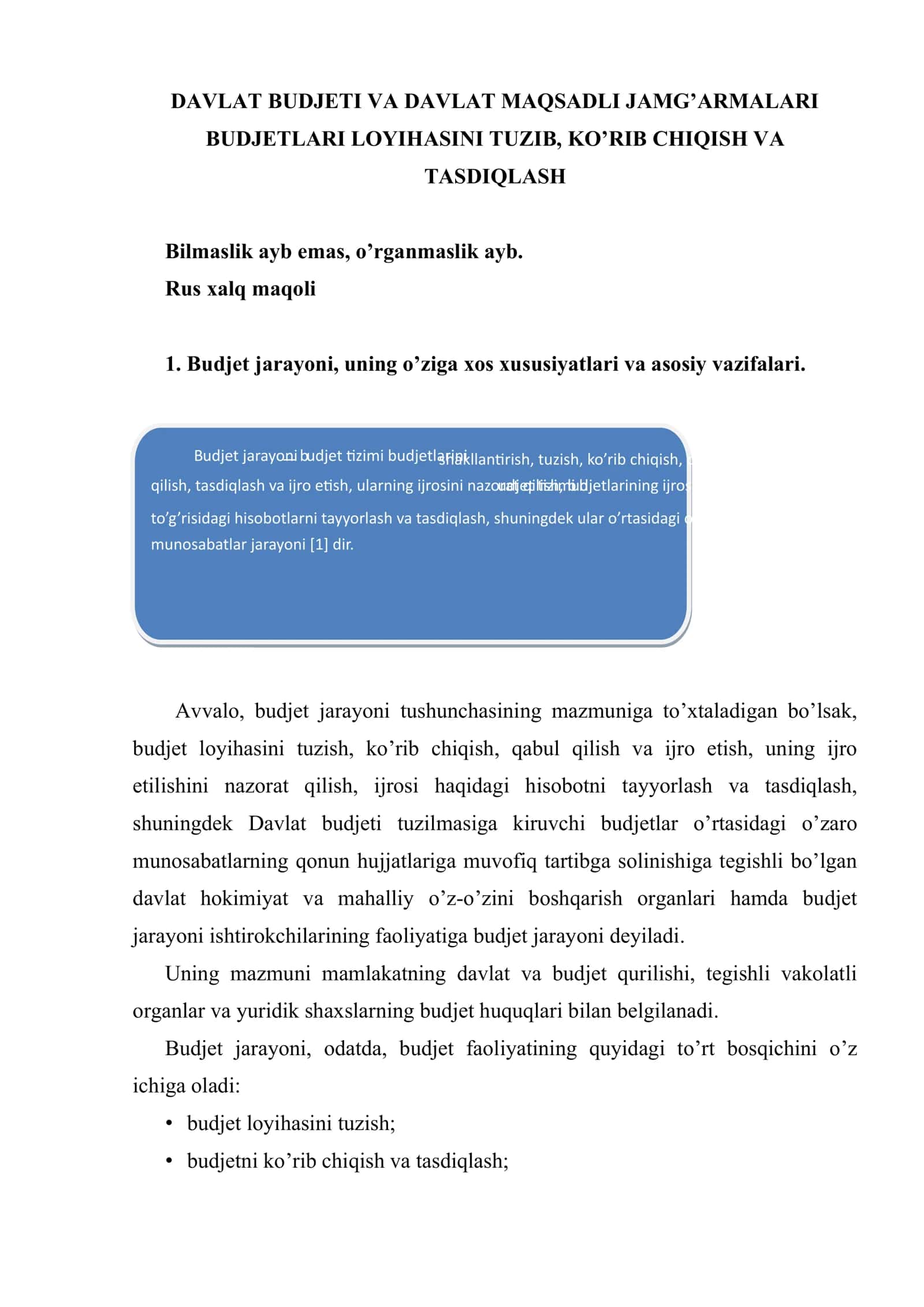Davlat maqsadli jamg’armalari 2