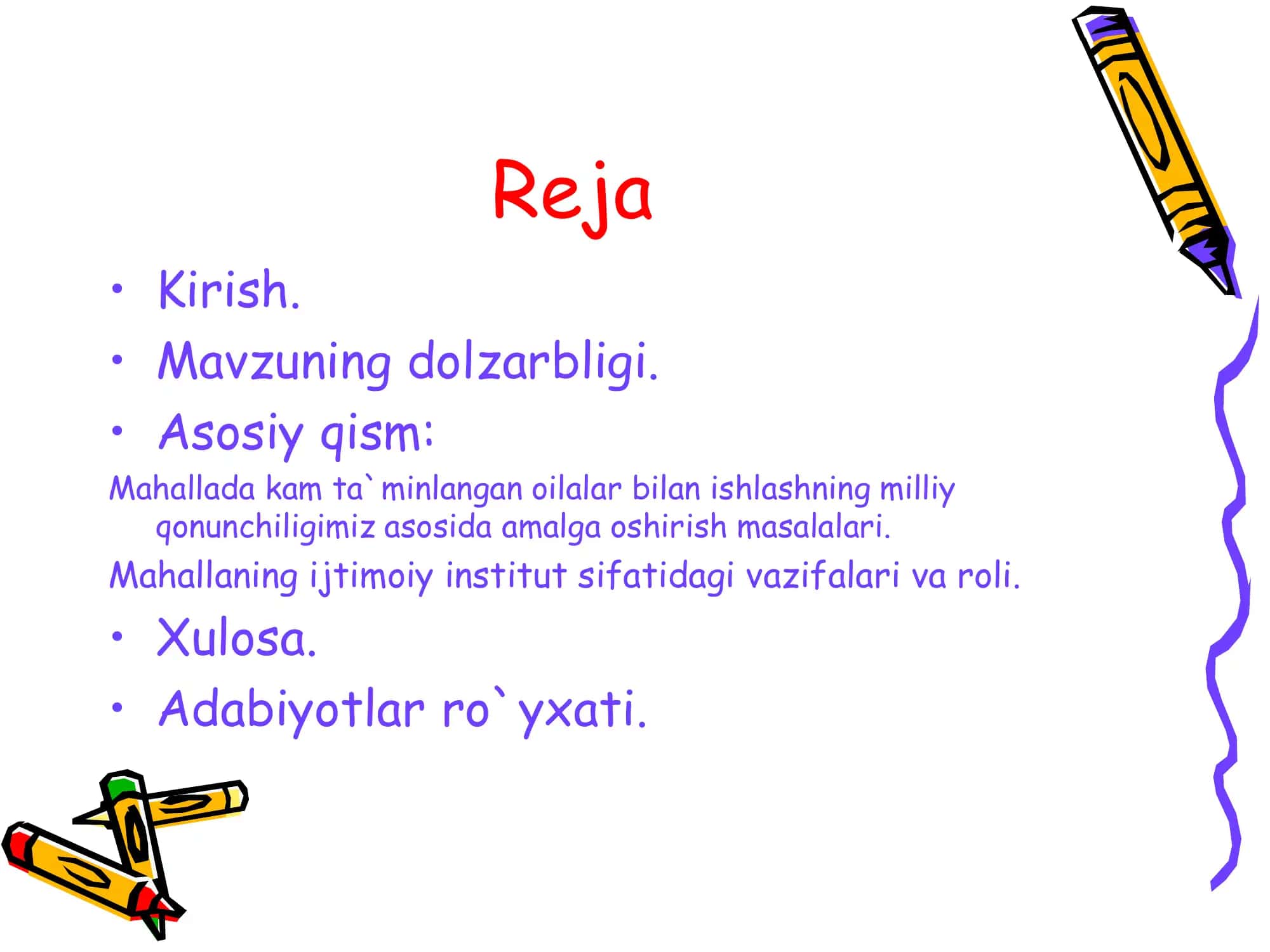 "Mahallada kam ta`minlangan oilalar bilan ishlash asoslari" 2