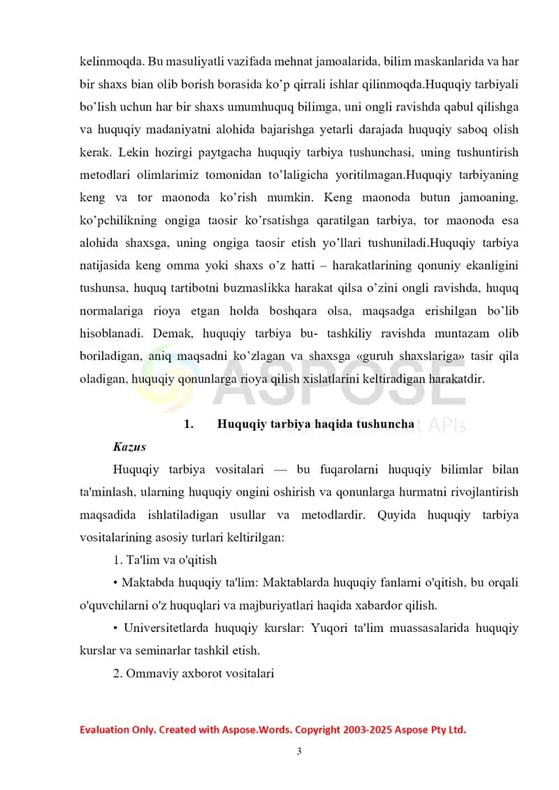 Huquqiy tarbiya vositalari 2