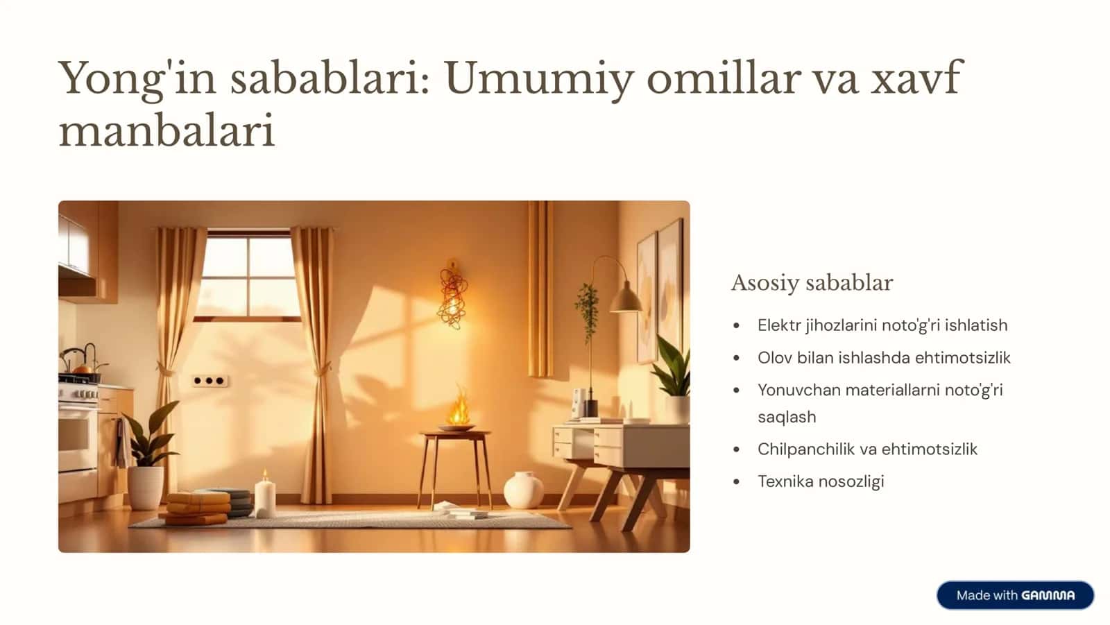 Yong'in xavfsizligi va uning oldini olish choralari 3
