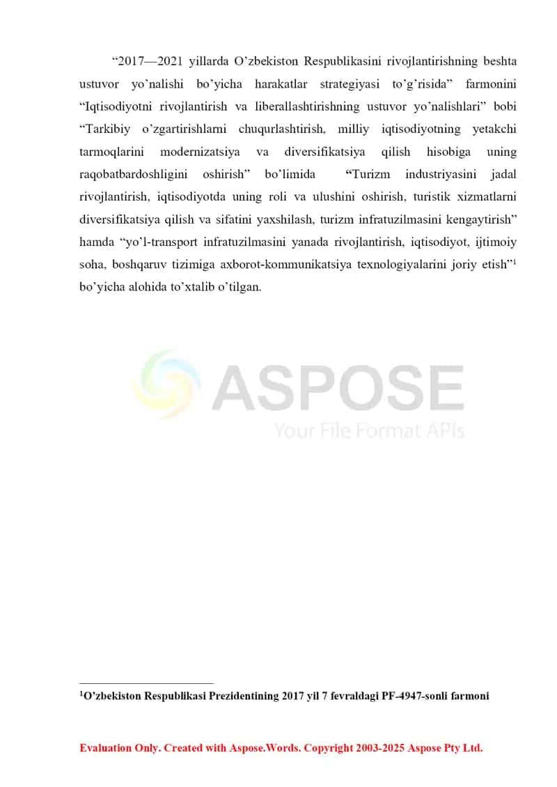 Turizm infratuzilmasi 3