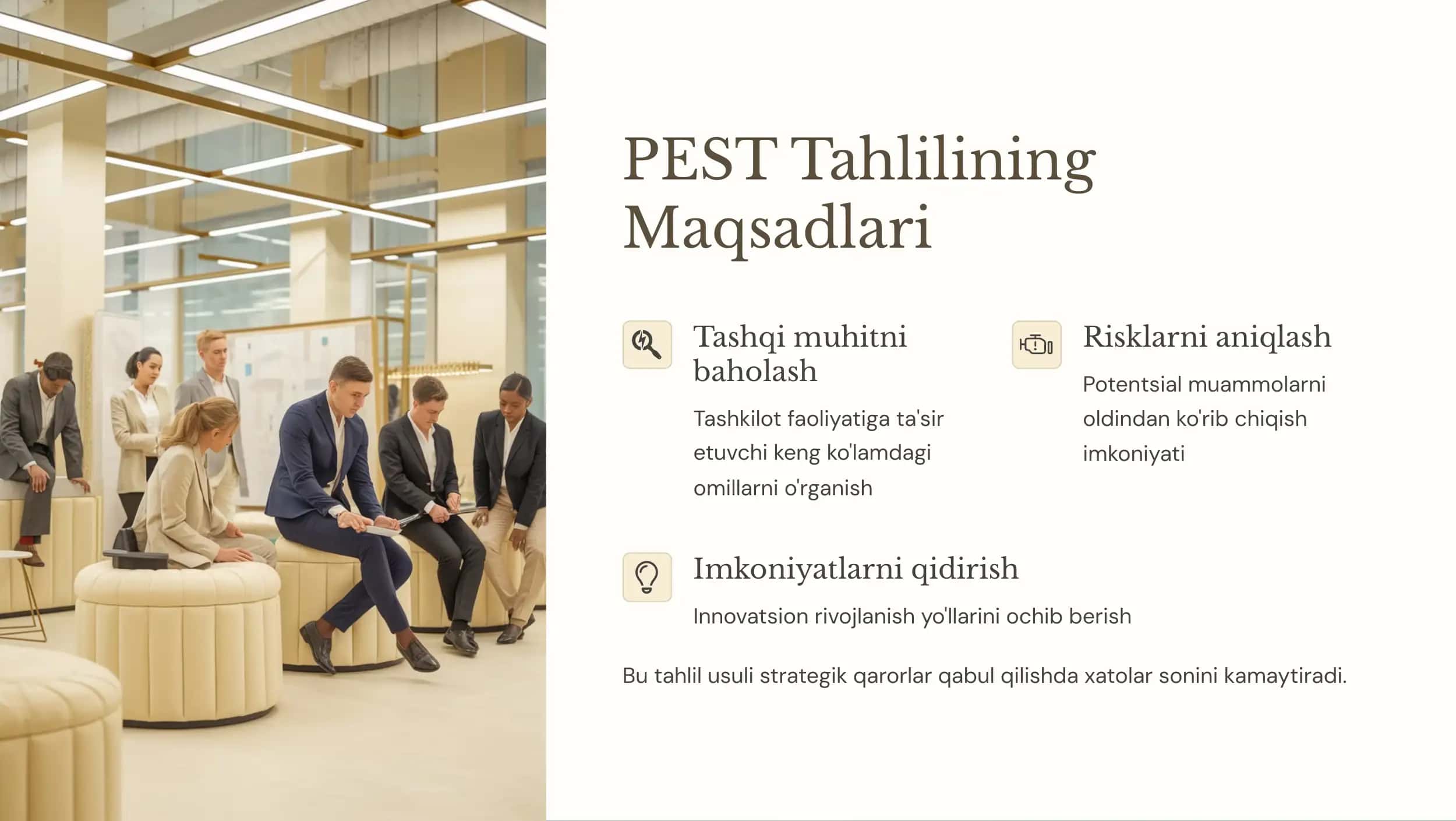 Standartlashtirish va PEST Tahlili 3