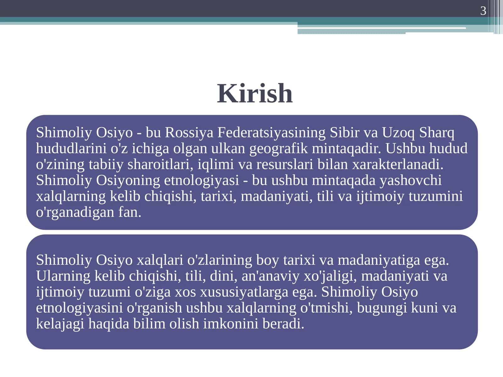 SHIMOLIY OSIYO XALQLARI 3