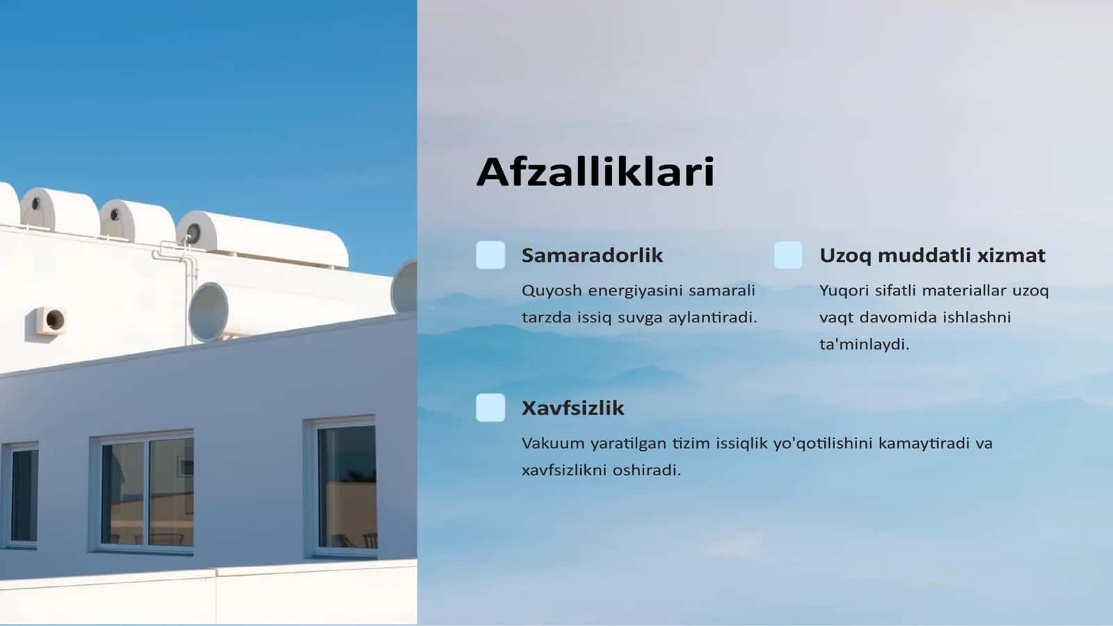 Vakuum Trubkali Kollektorlar Ishlash va Qollanilish 3
