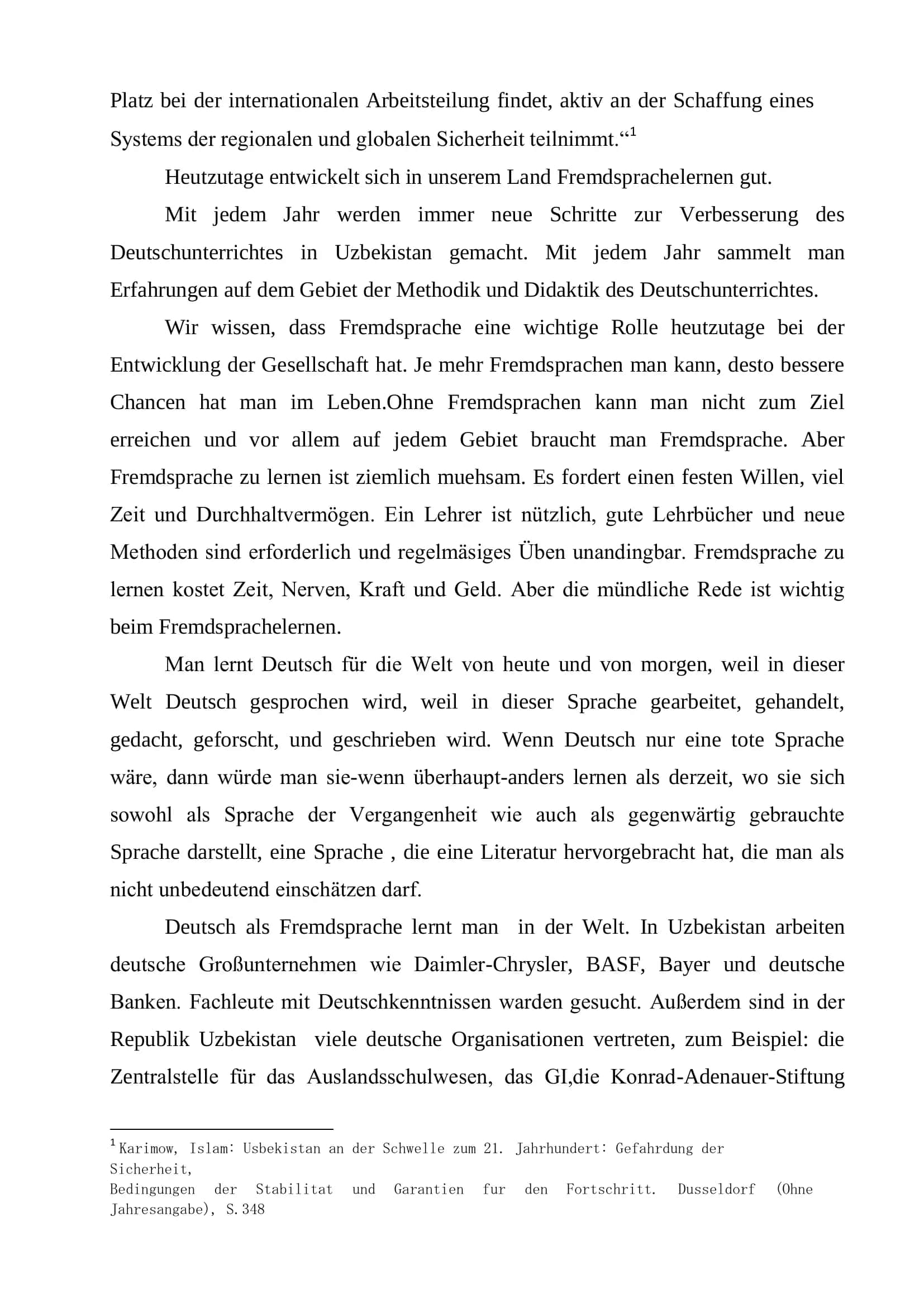 Entwicklung der Fertigkeiten 3