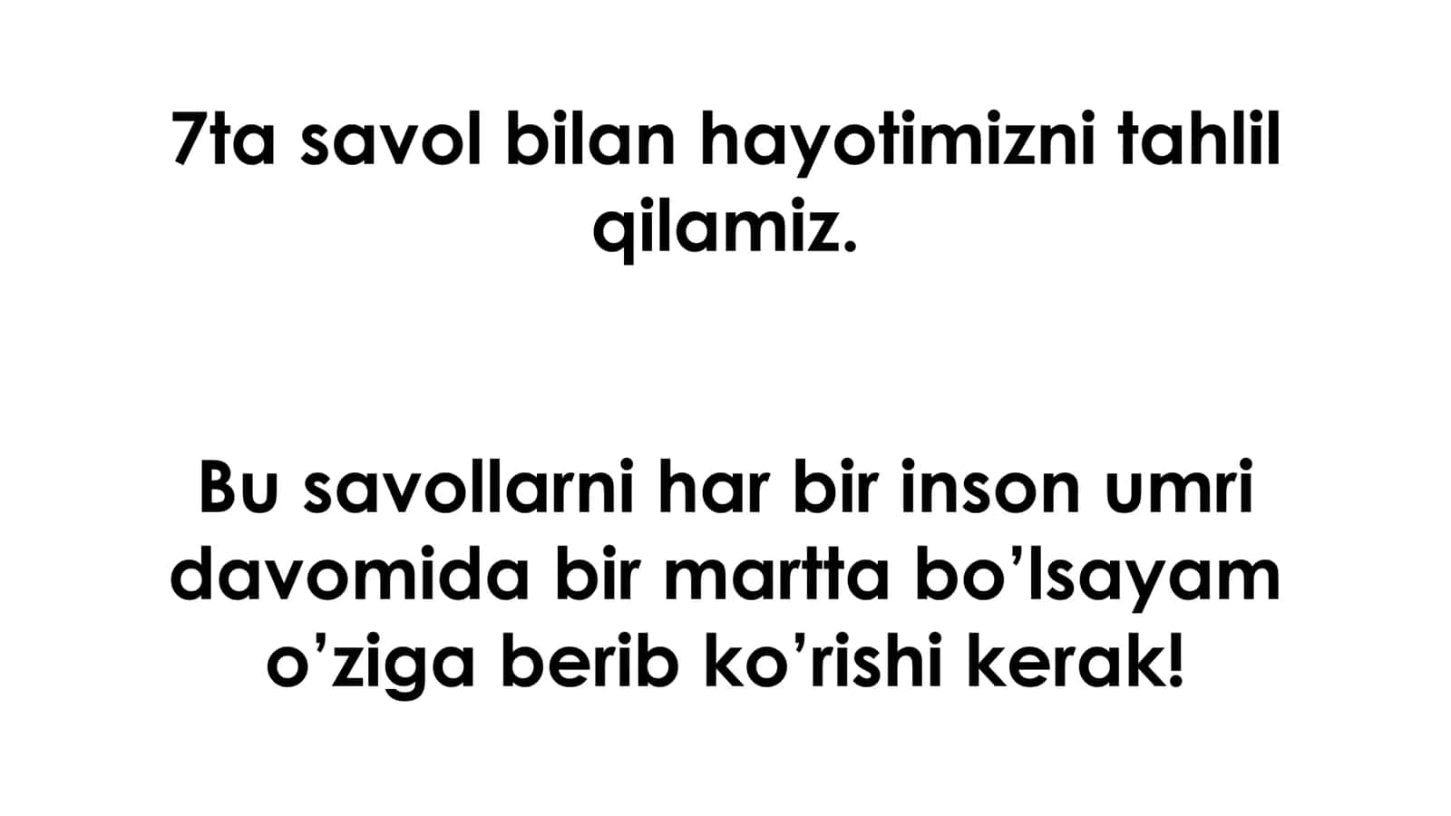 Ekzistensial analiz 3