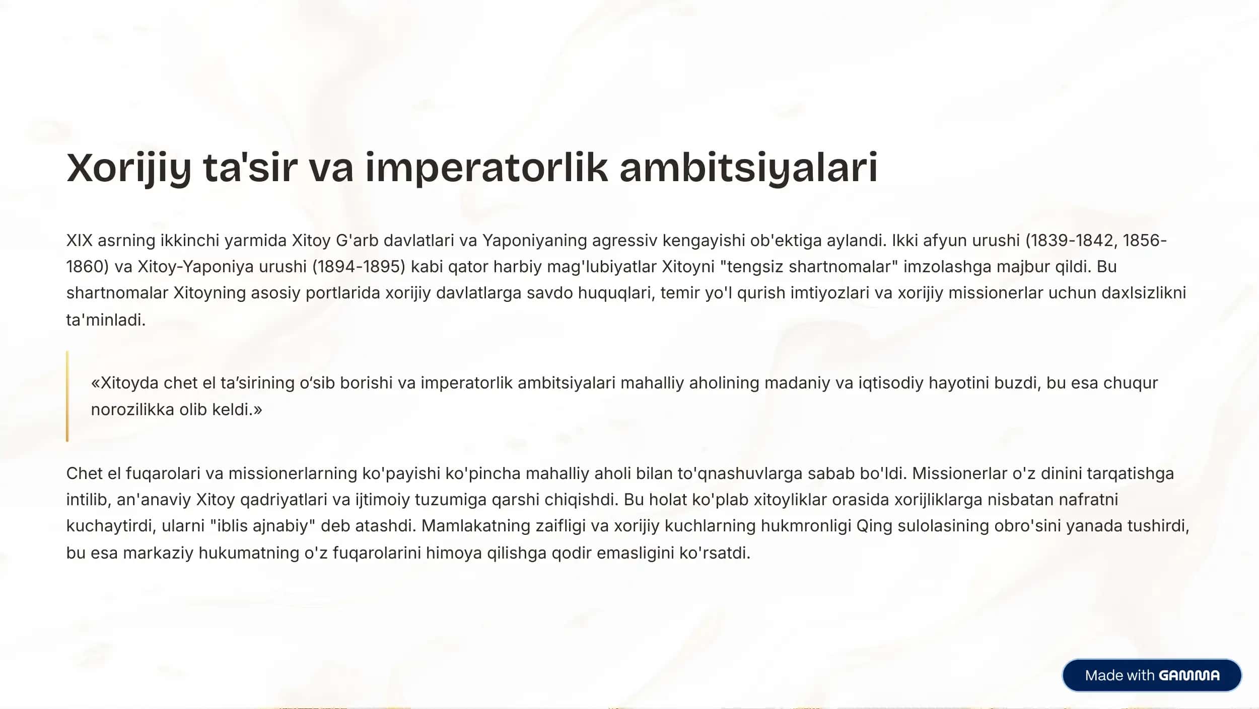 Ixetuanlar qo'zg'oloni: Tarix va Saboqlar 3