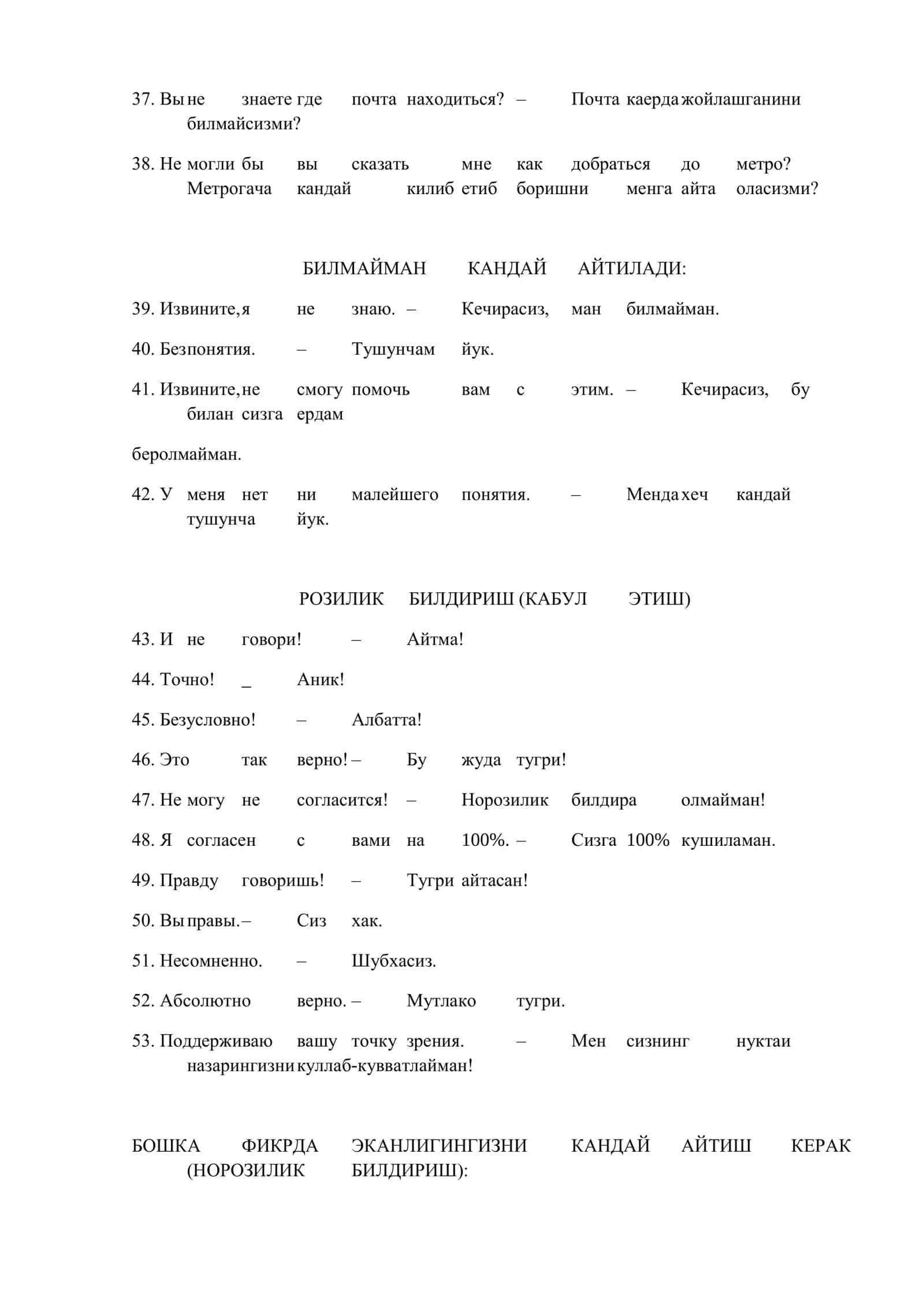 Энг керакли гаплар рус тилида! 3