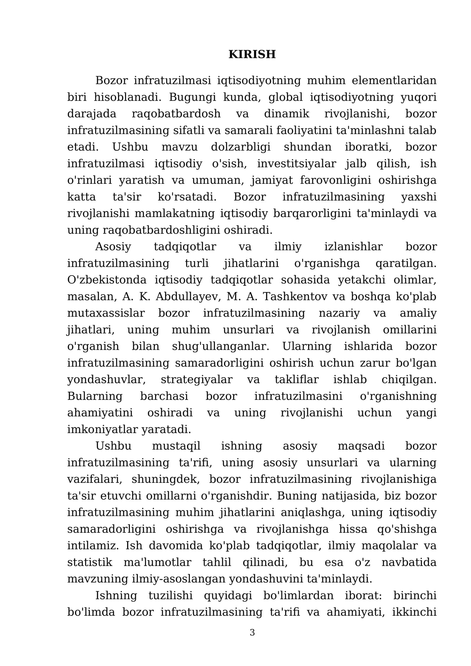Bozor infratuzilmasi va uning unsurlari 3