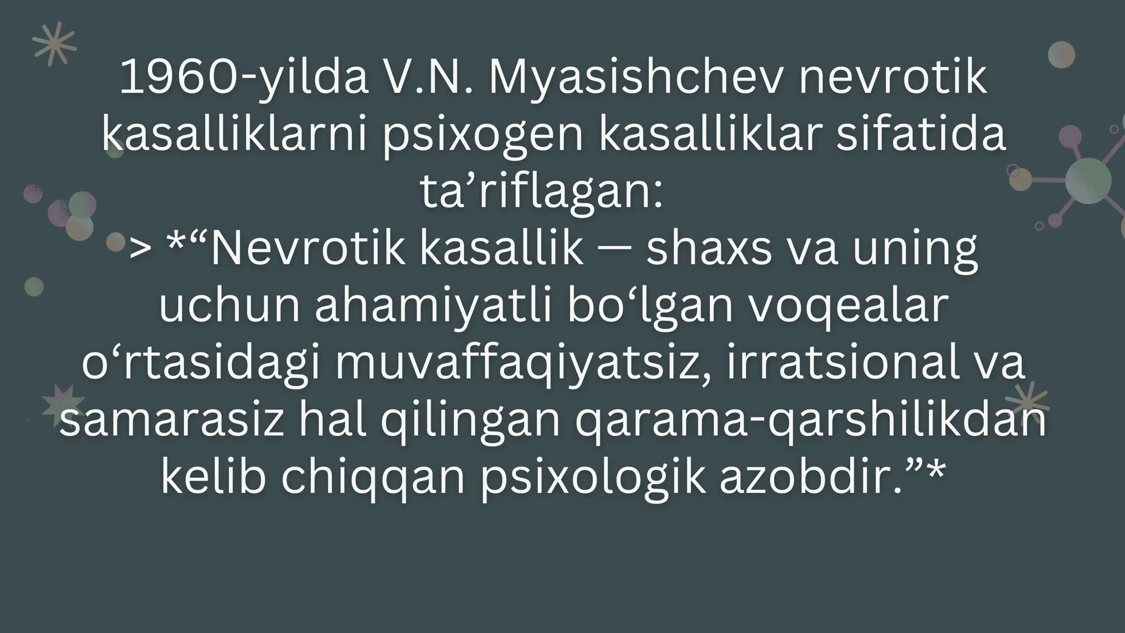 Bemorlardagi nevrotik holatlar 3
