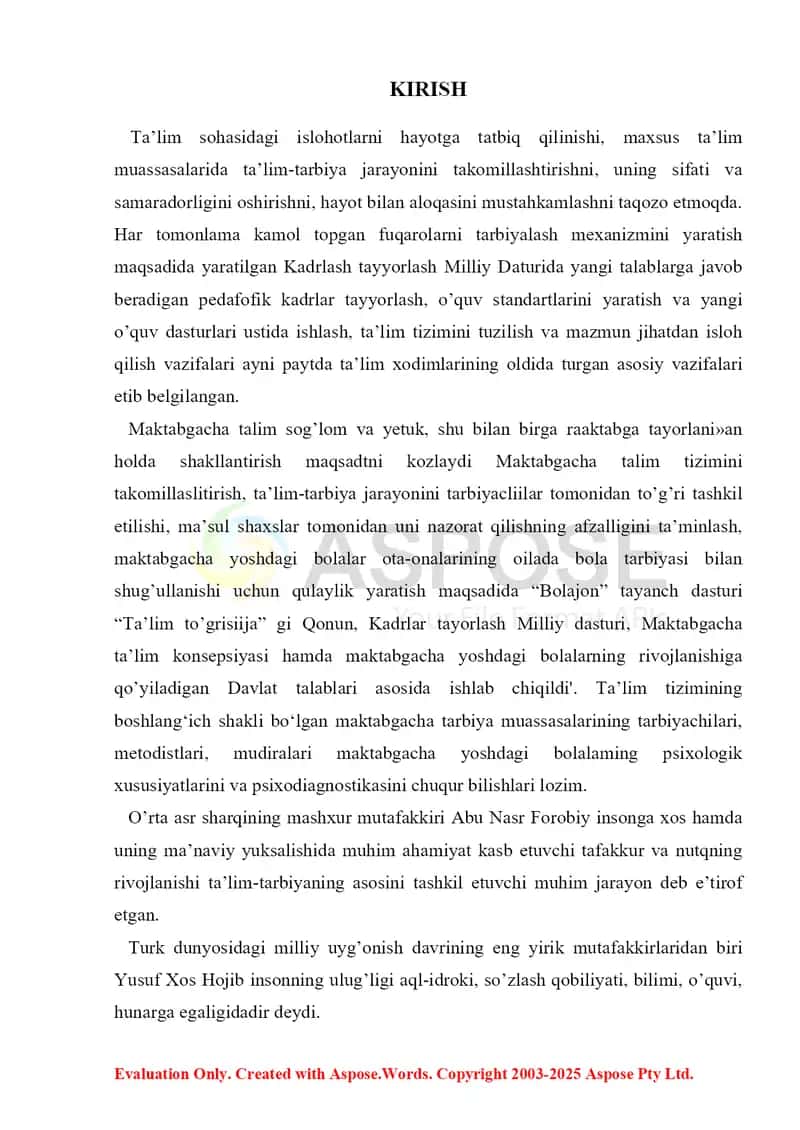 Bola atrof-muhitni idrok etishi haqida tushuncha 3