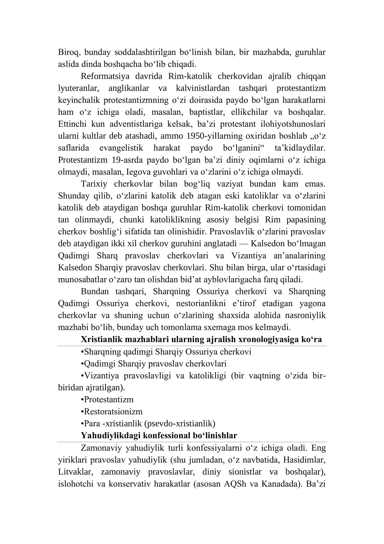 O‘zbekistonda faoliyat yurituvchi diniy tashkilotlar 3