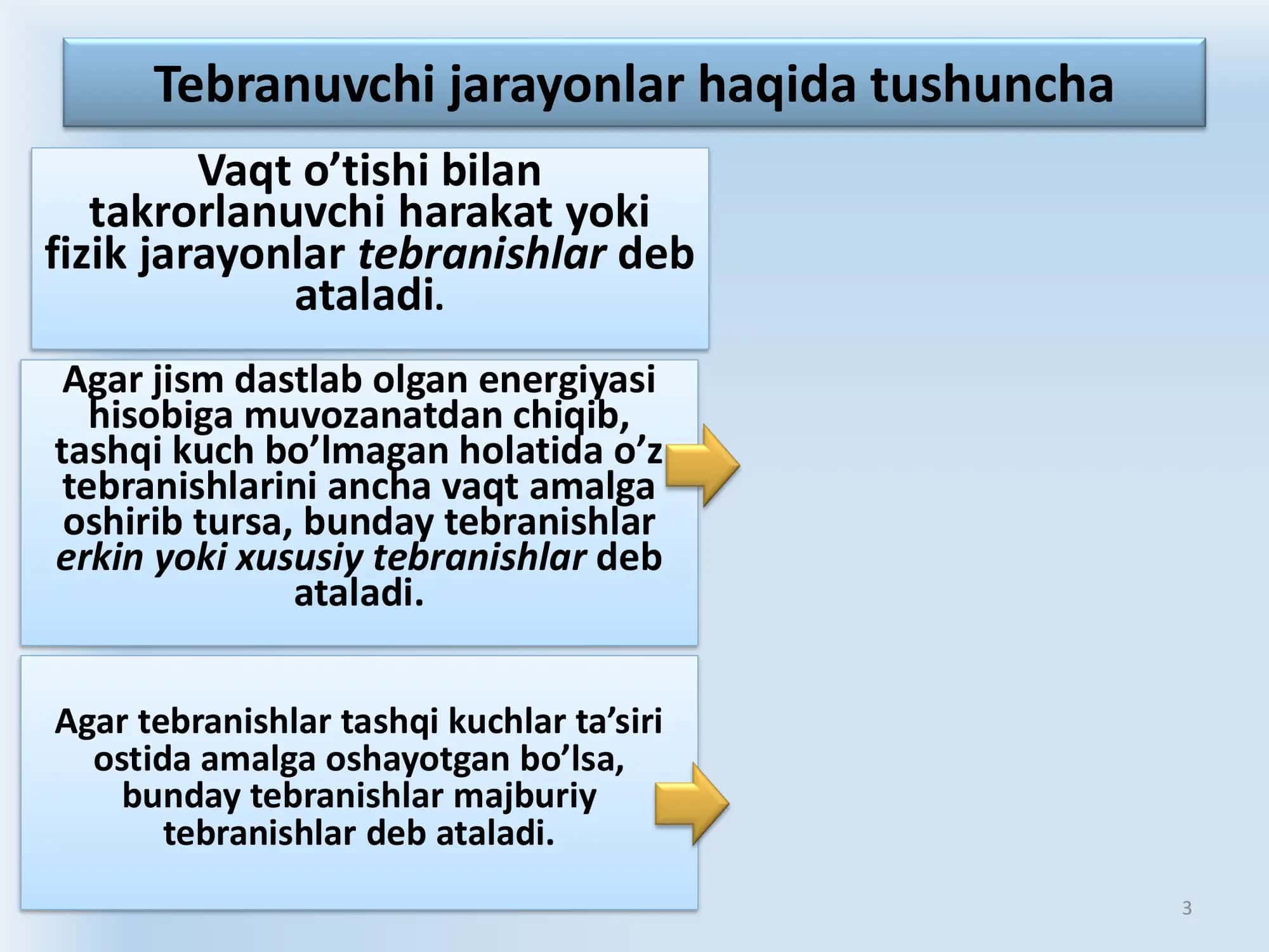 Tebranma harakatlar 3