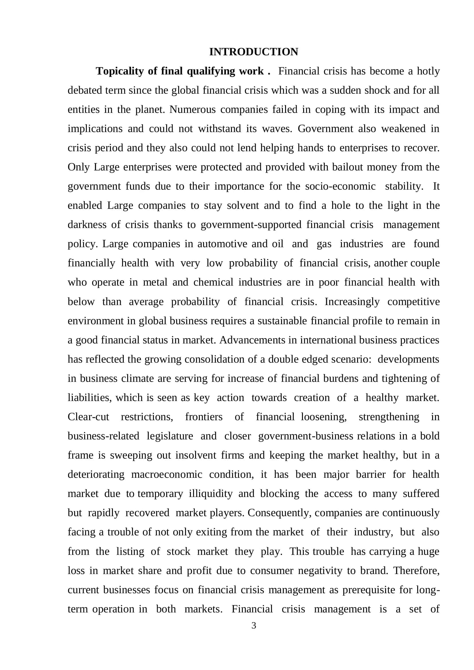 SOLVENCY RATE AND FINANCIAL STABILITY OF THE COMPANY 3