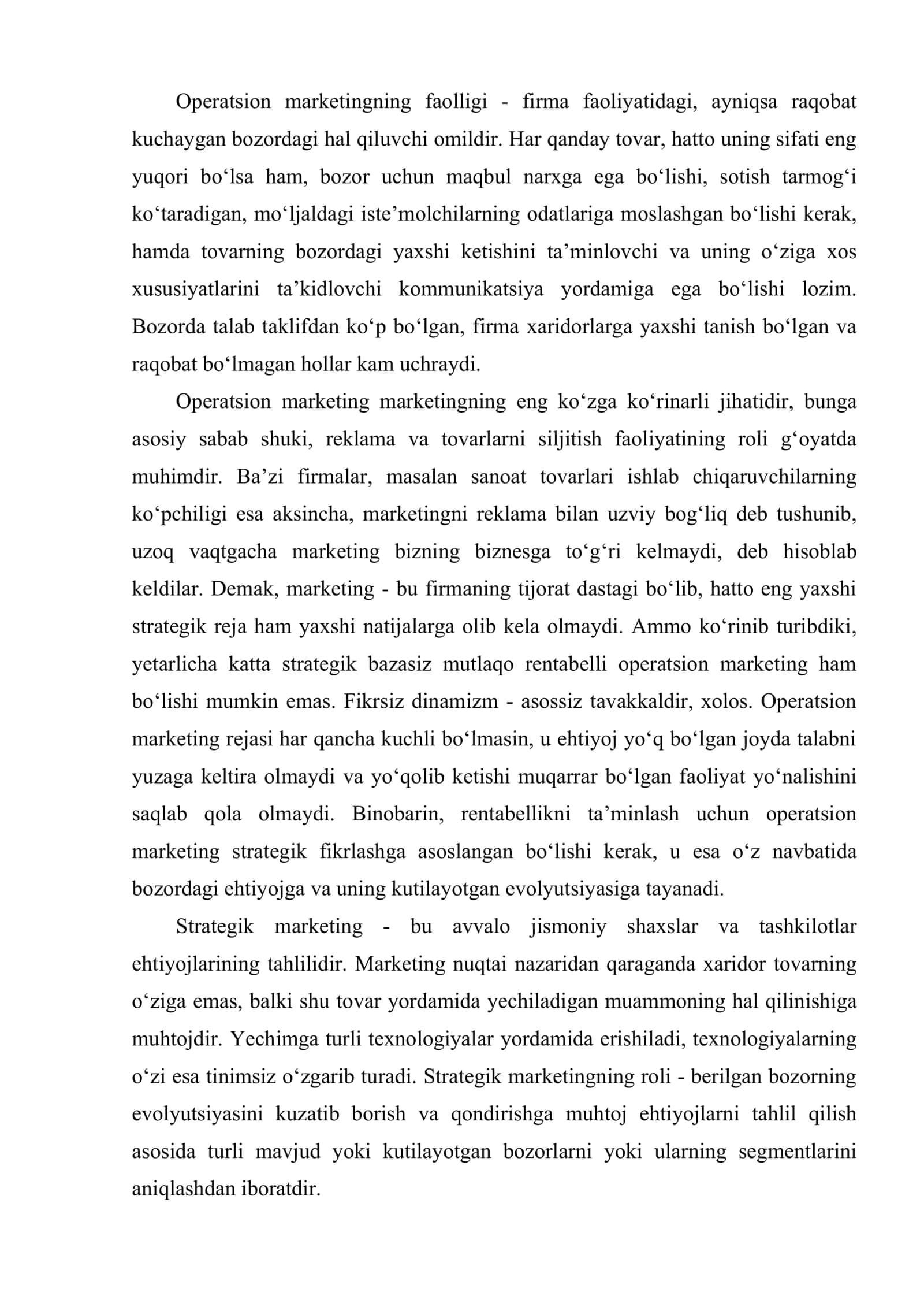 Strategik marketing 3