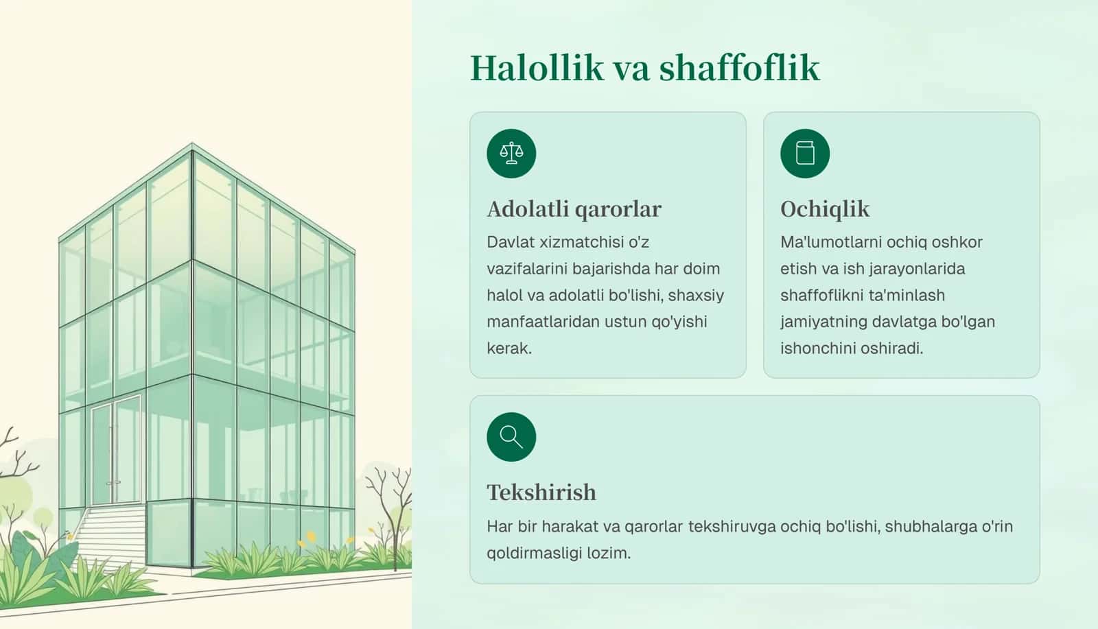Davlat Xizmatchisi Etikasi Me'yorlari 3
