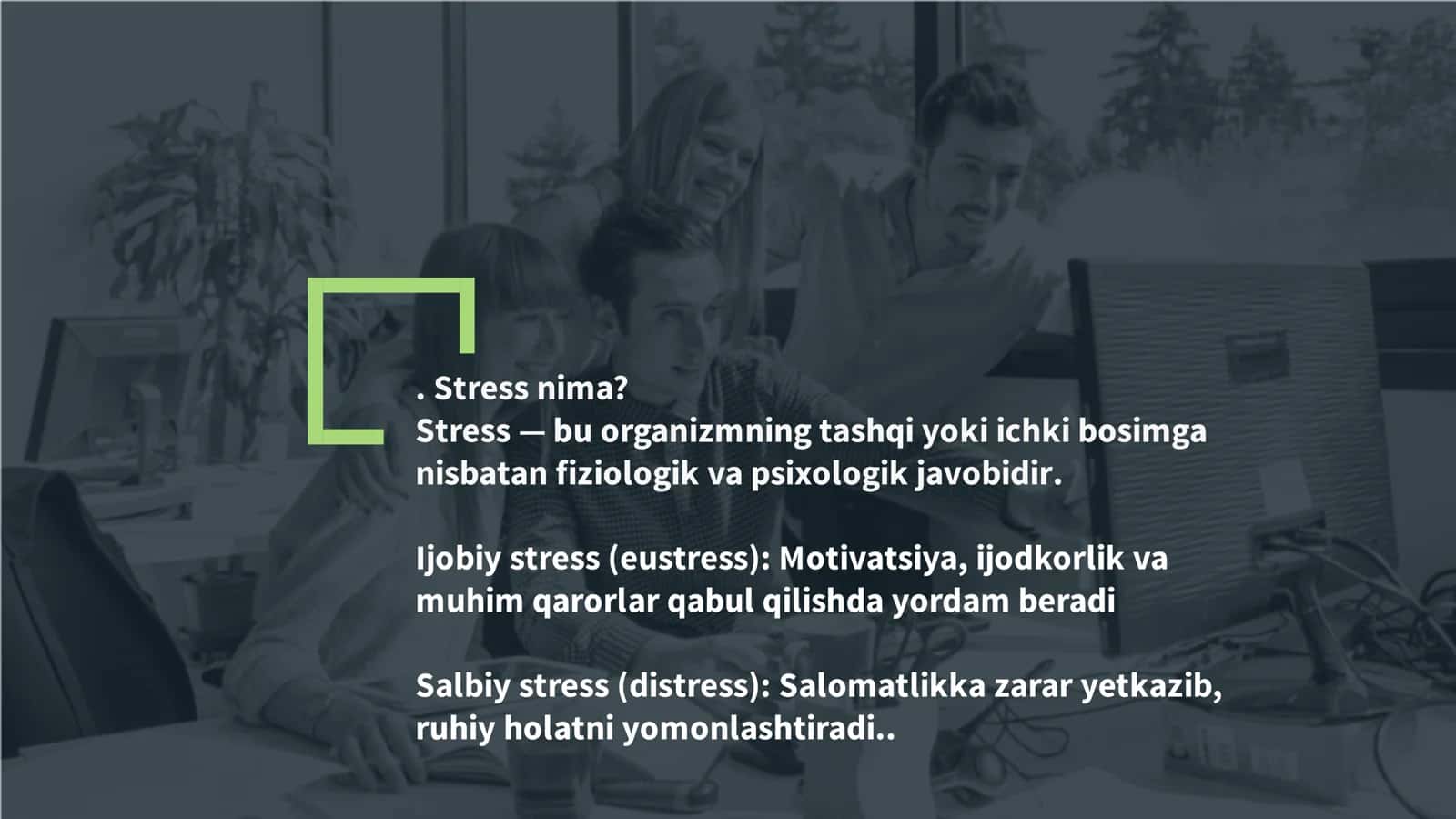 Stressning inson hayotidagi ta'siri 3