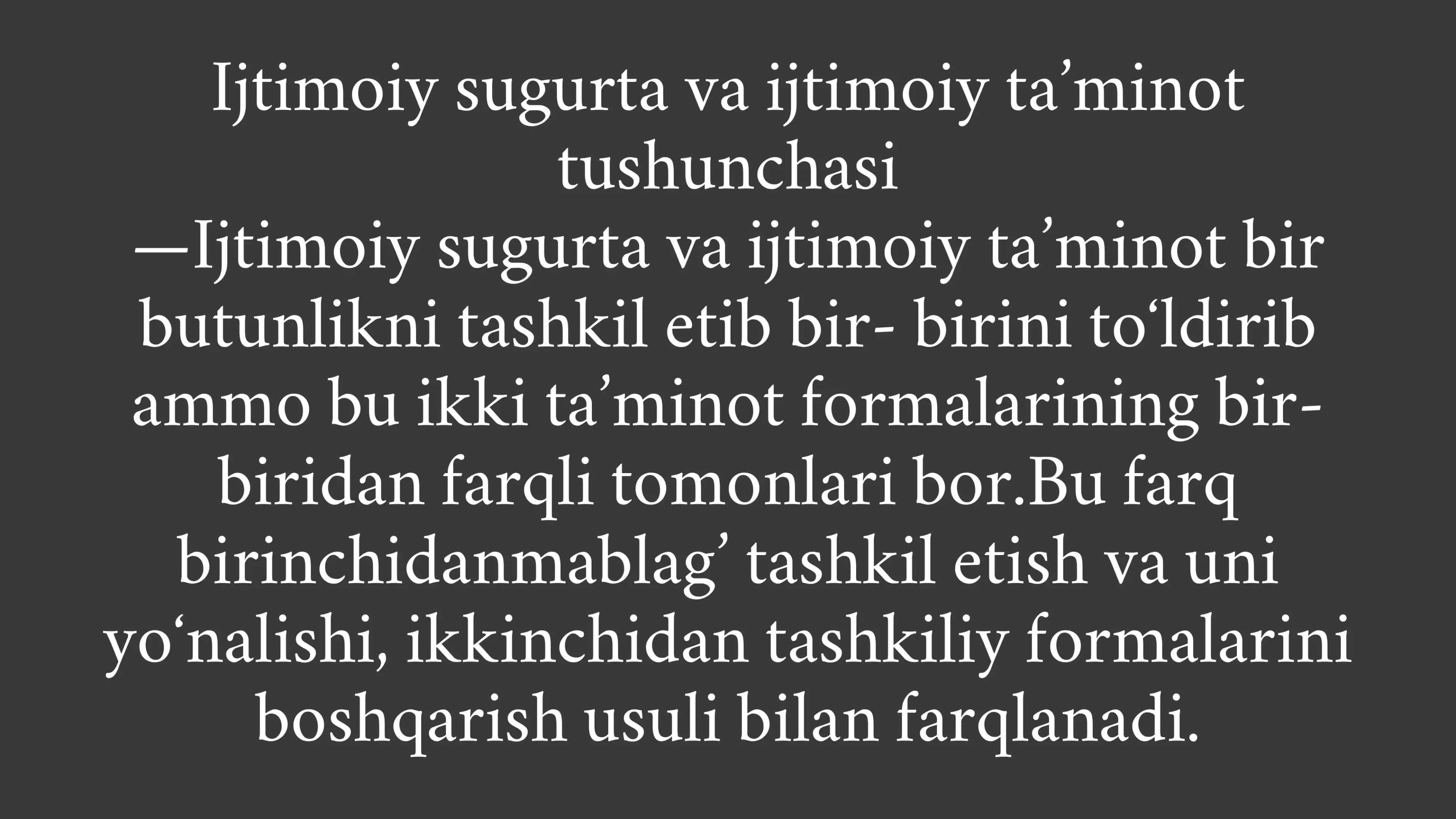 Jamoat salomatligi fanidan mustaqil ish 3