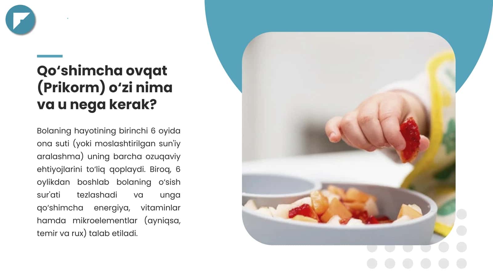 Qo‘shimcha ovqat va uning turlari 3