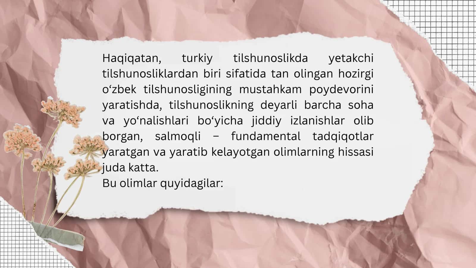 O'zbek ilmiy tilshunosligining shakllanishi 3