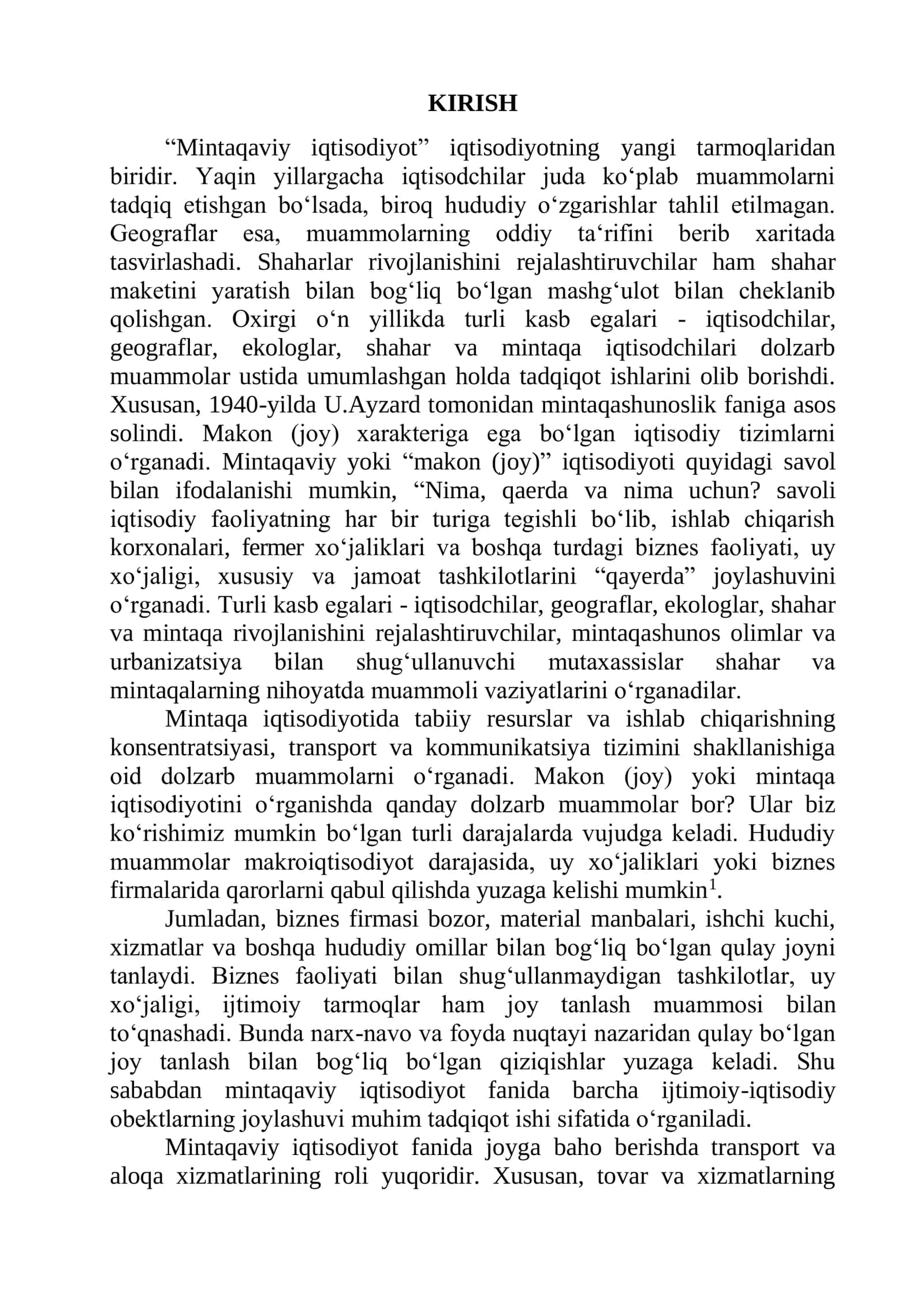 MINTAQAVIY IQTISODIYOT 3