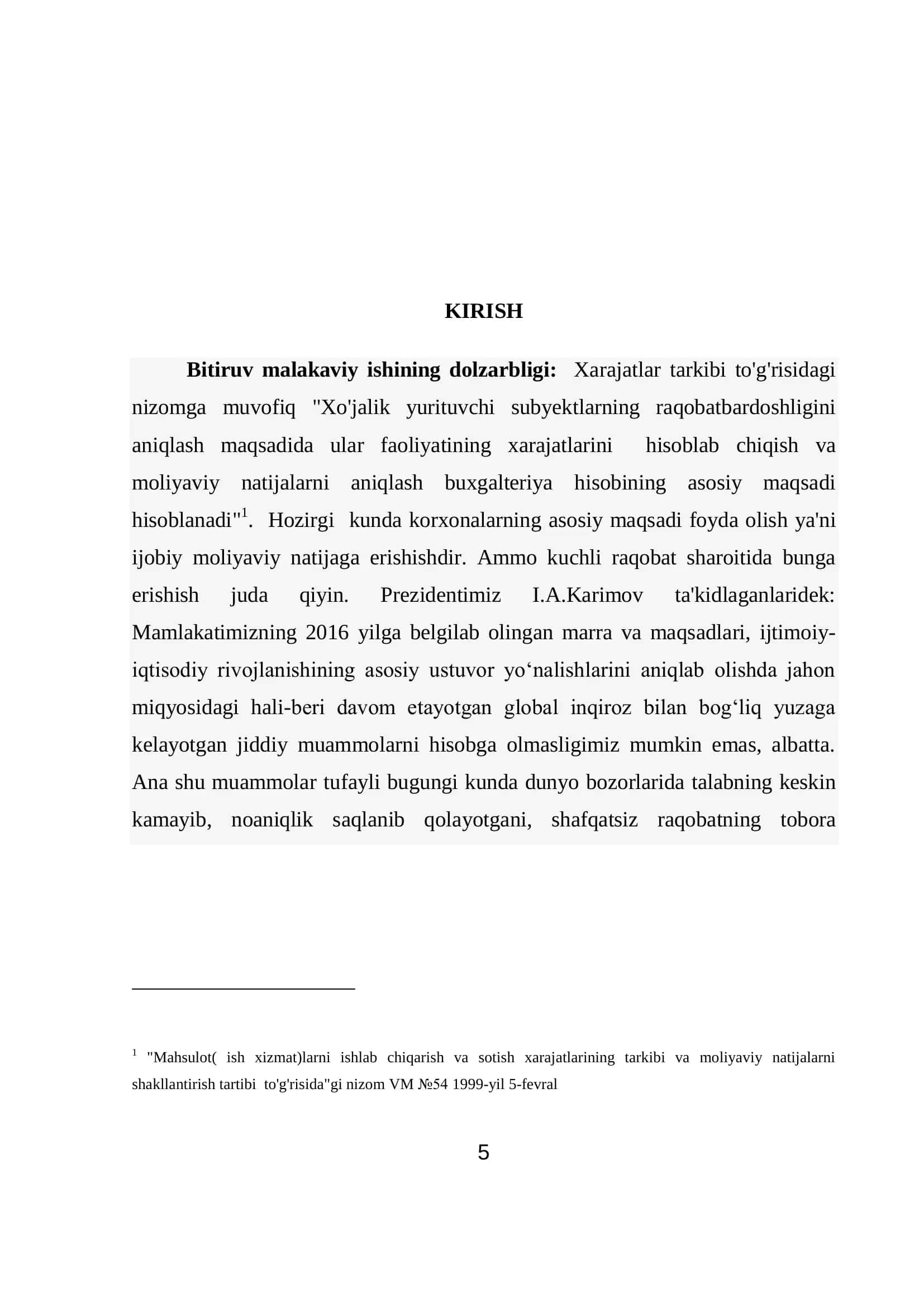 Sarflar, daromadlar va yakuniy moliyaviy natijalar hisobi 3