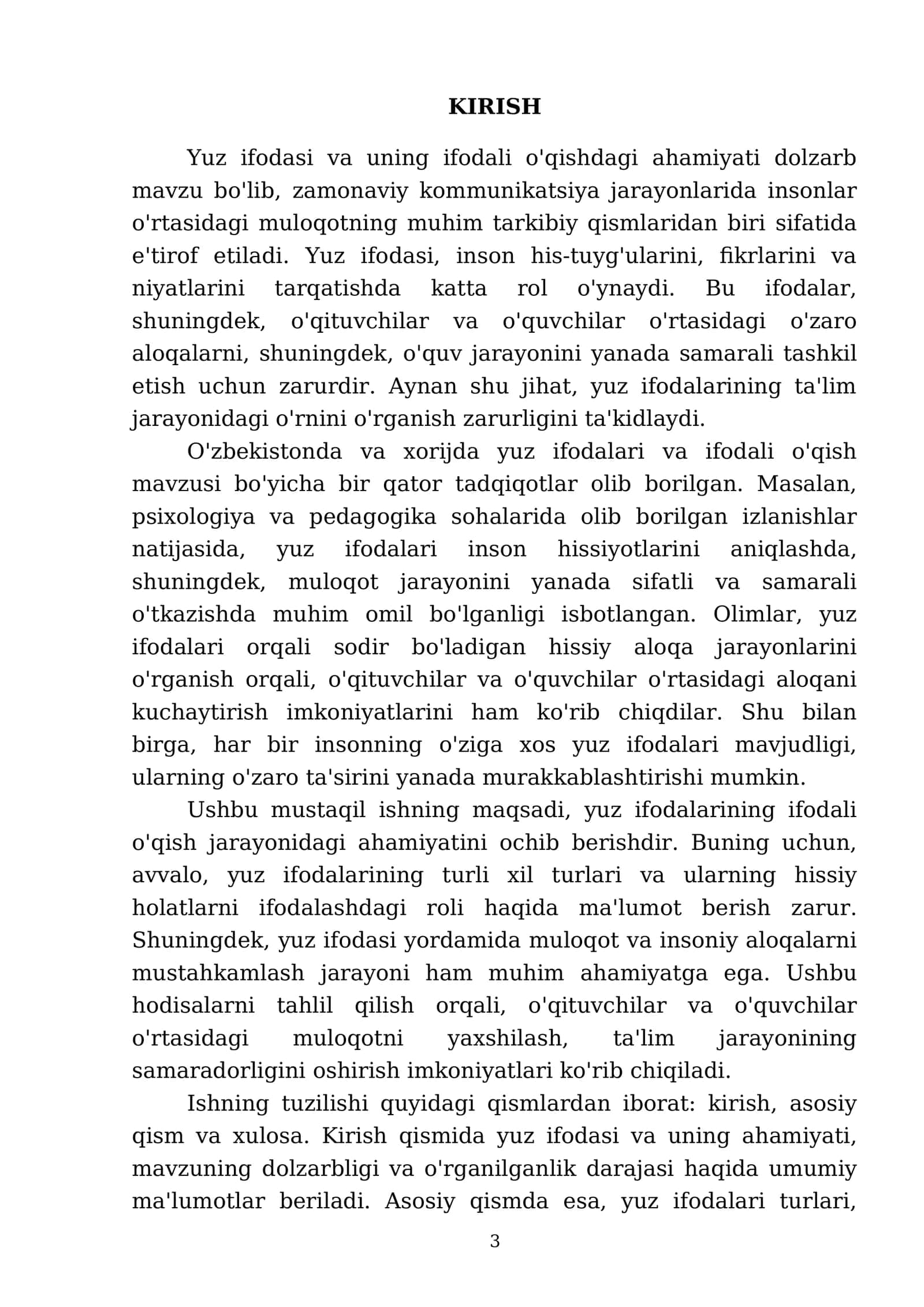 Ifodali oʻqishda yuz ifodasi 3
