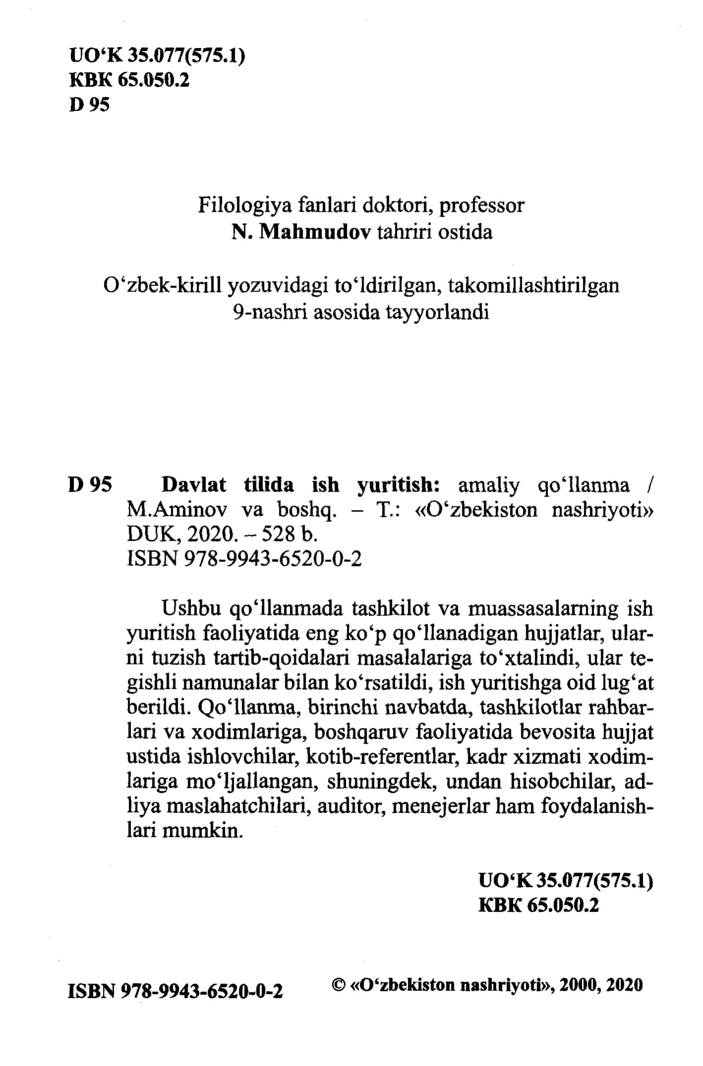 Davlat tilida ish yuritish 3