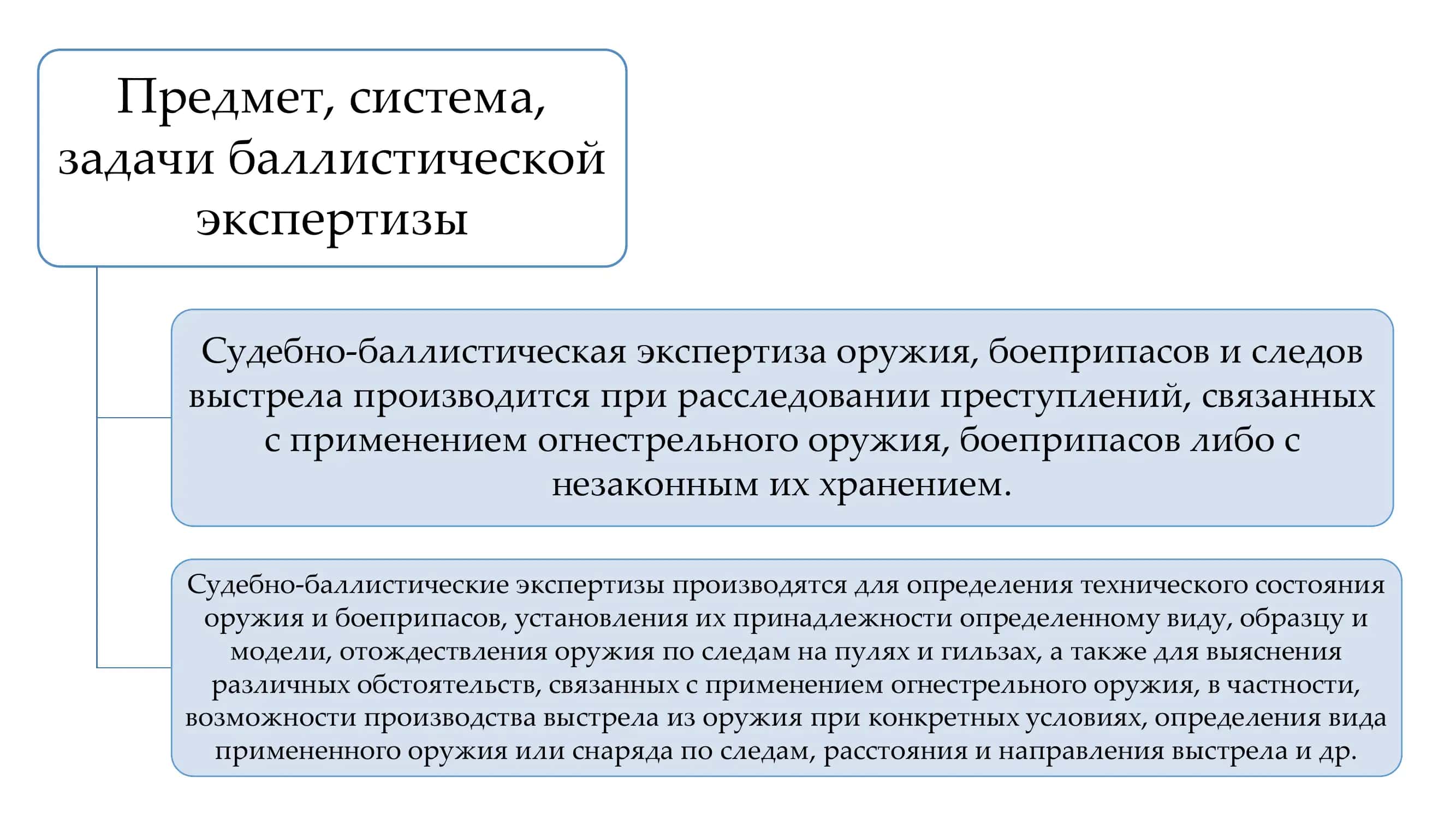 СУДЕБНО-БАЛЛИСТИЧЕСКАЯ ЭКСПЕРТИЗА 3